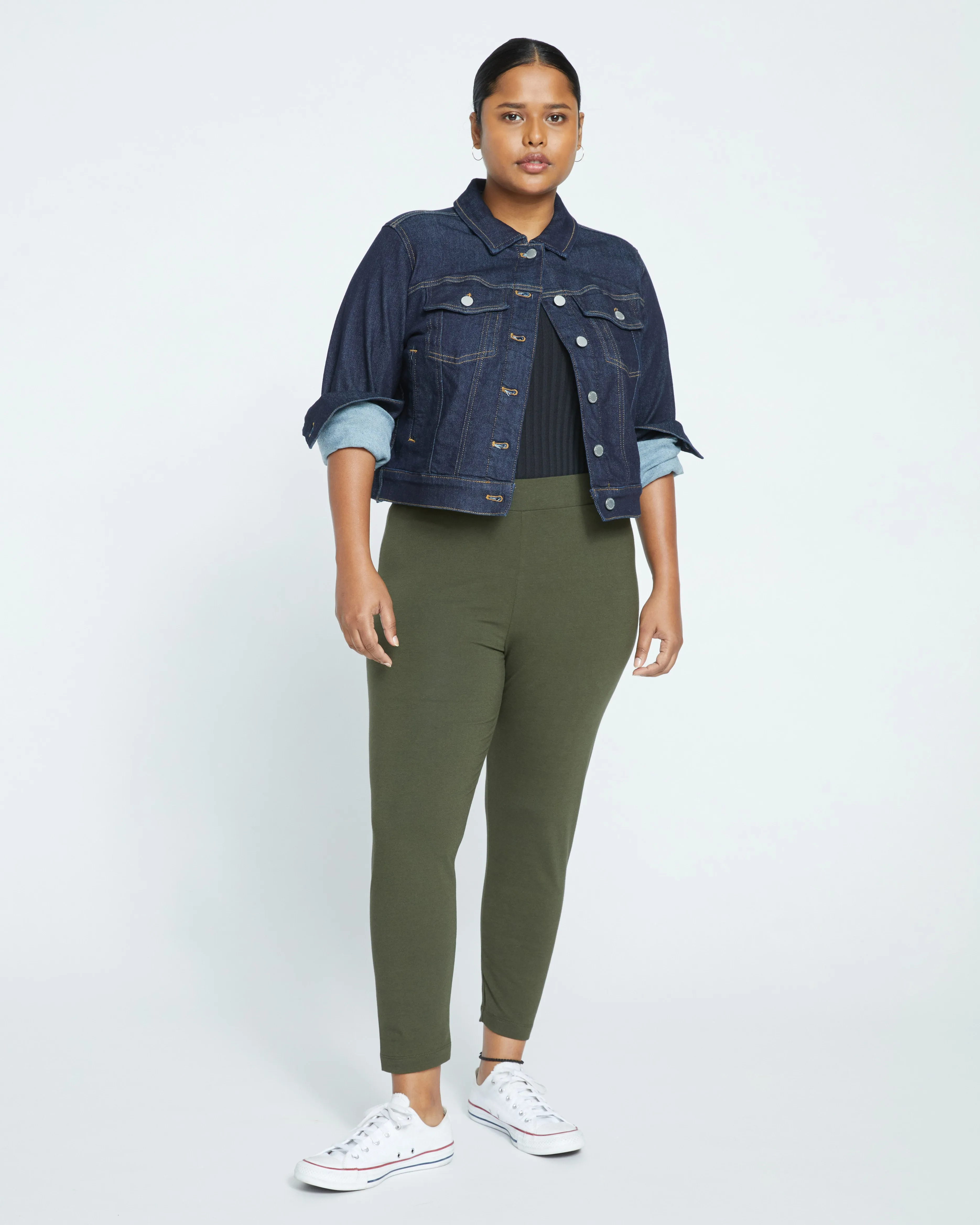 Roya Cropped Leggings 23 Inch - Nori sold by Universal Standard