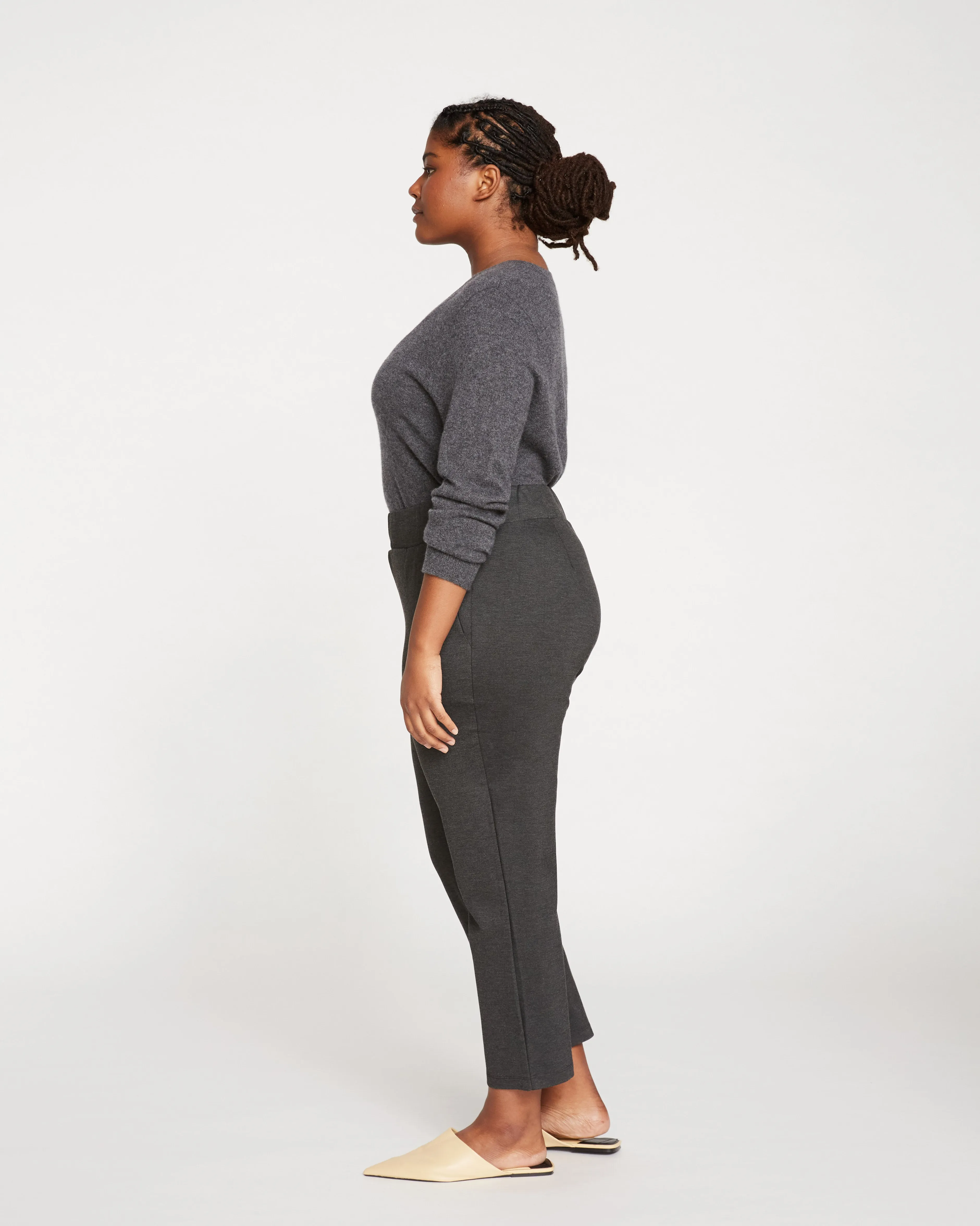 Smart Signature Ponte Pants - Charcoal sold by Universal Standard product image thumbnail 3