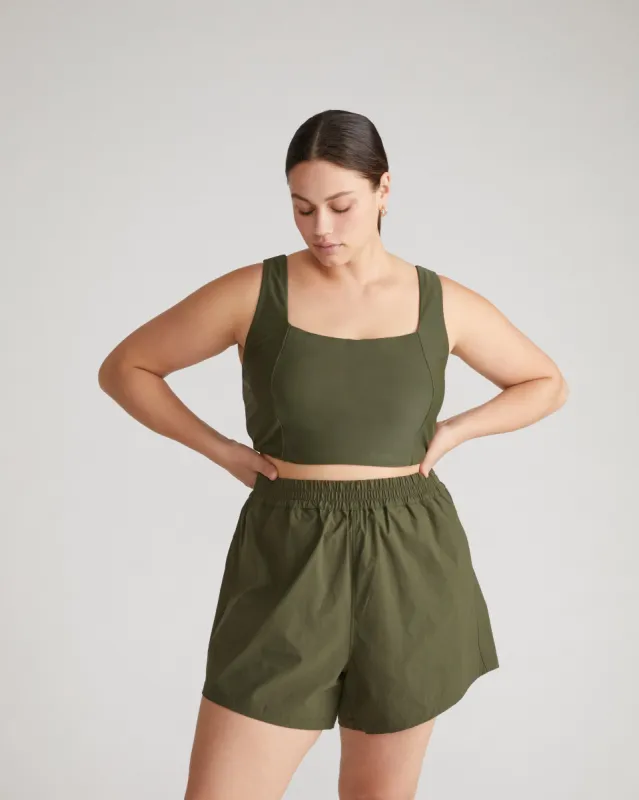 The Square Neck Bikini Top - Nori sold by Universal Standard