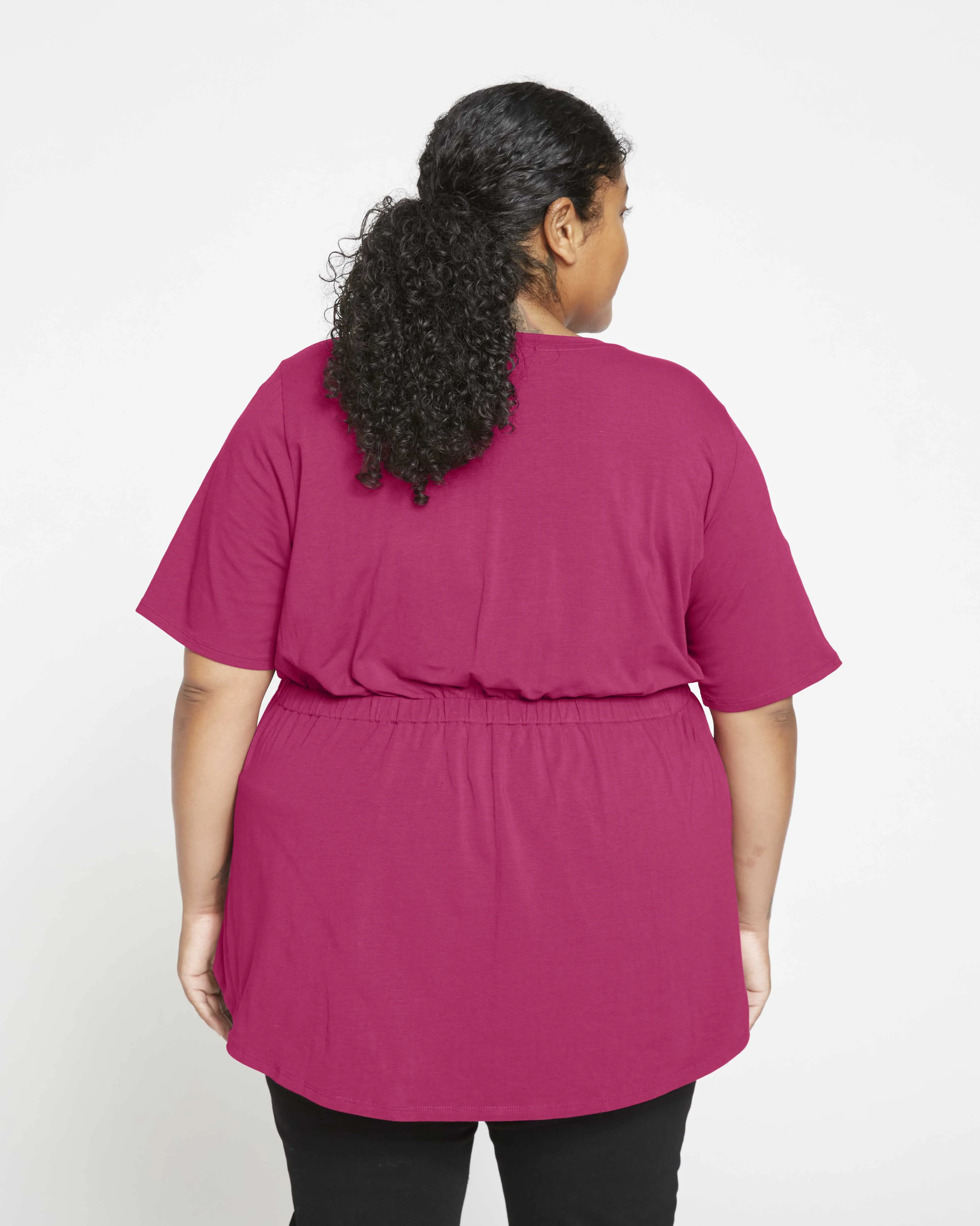 Afternoon Tee - Fuchsia sold by Universal Standard product image thumbnail 5