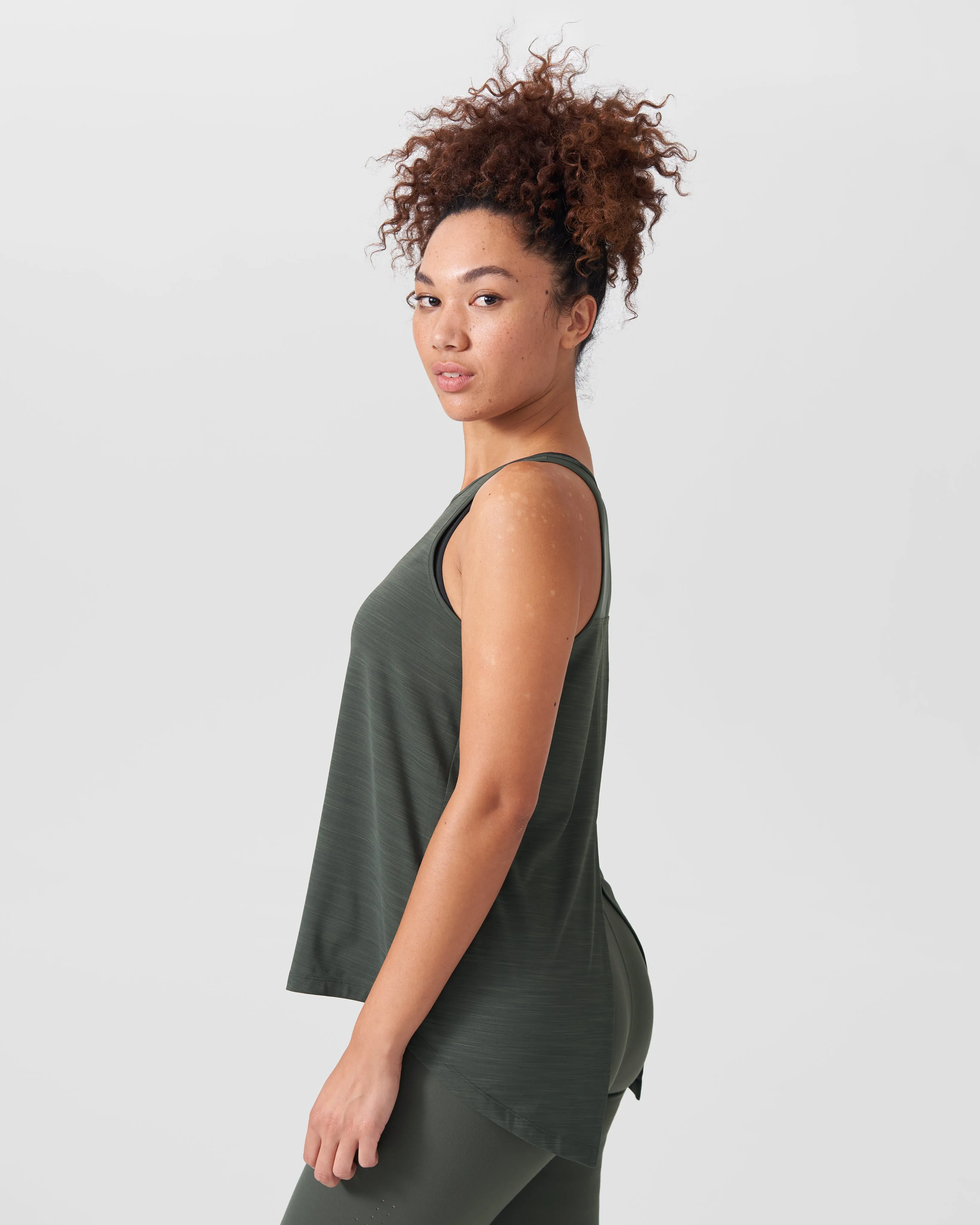 Hallina Mesh Tie Back Tank - Ivy sold by Universal Standard product image thumbnail 3