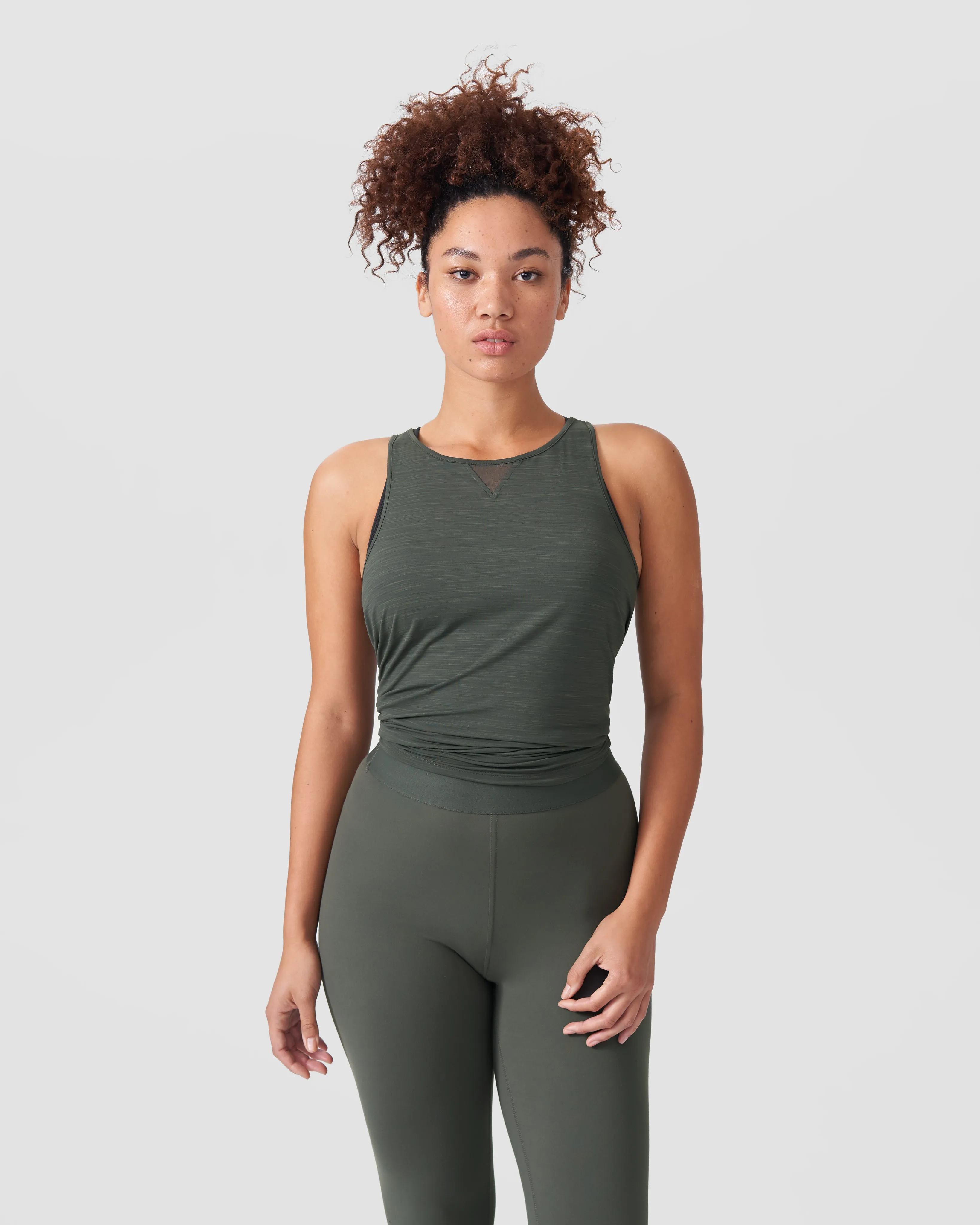 Hallina Mesh Tie Back Tank - Ivy sold by Universal Standard product image thumbnail 5