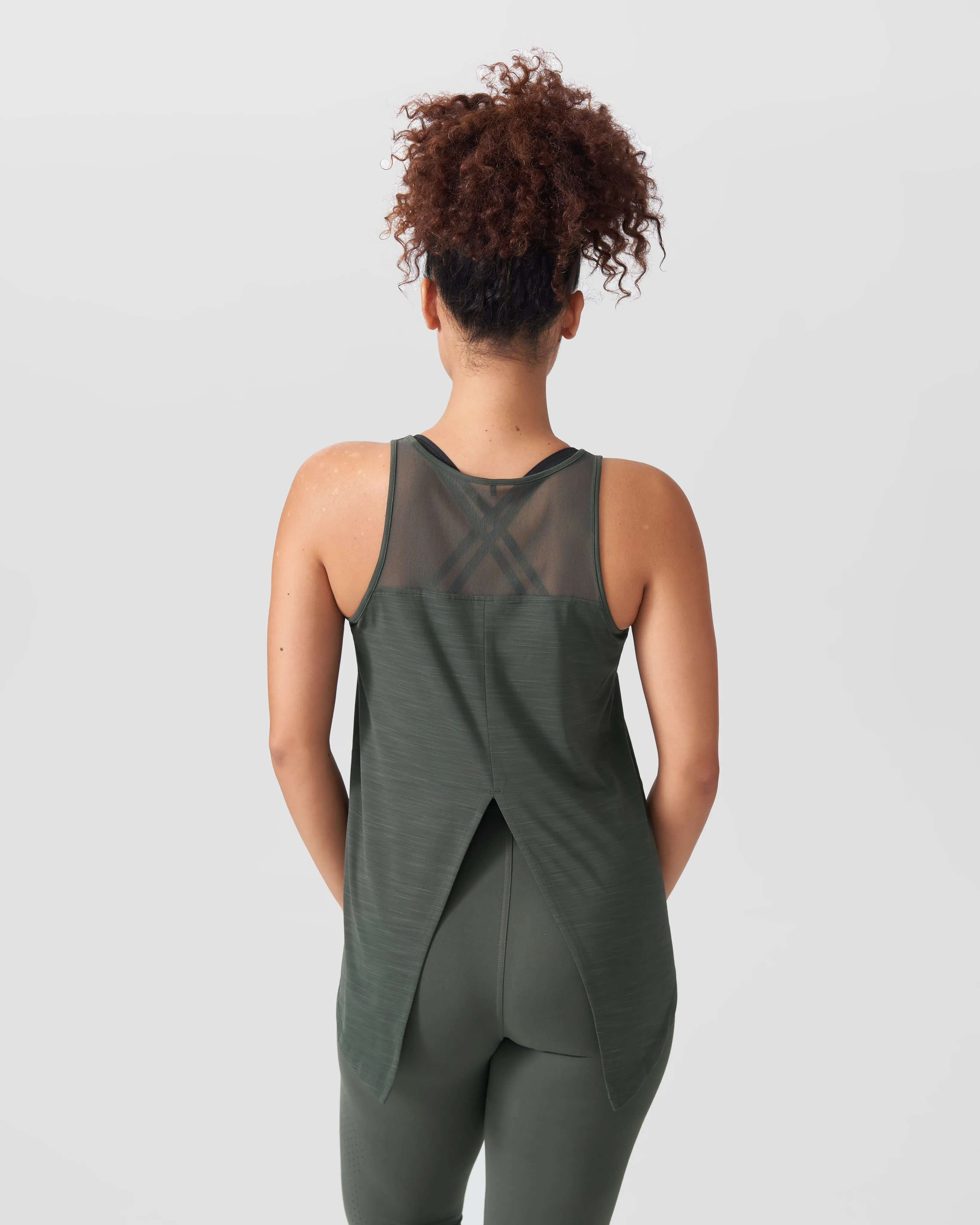 Hallina Mesh Tie Back Tank - Ivy sold by Universal Standard product image thumbnail 4
