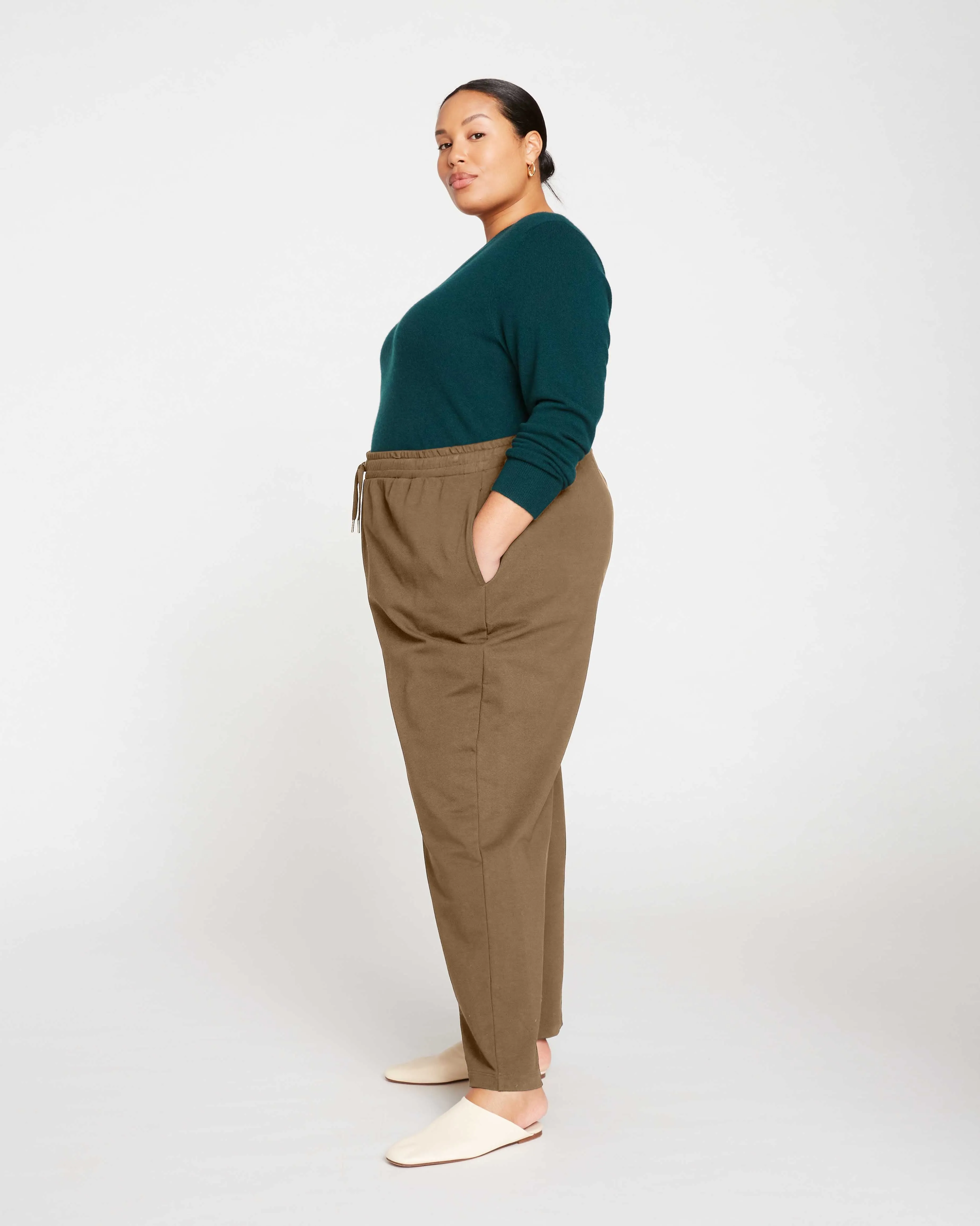 Classic Light Terry Sweatpants - Crocodile sold by Universal Standard