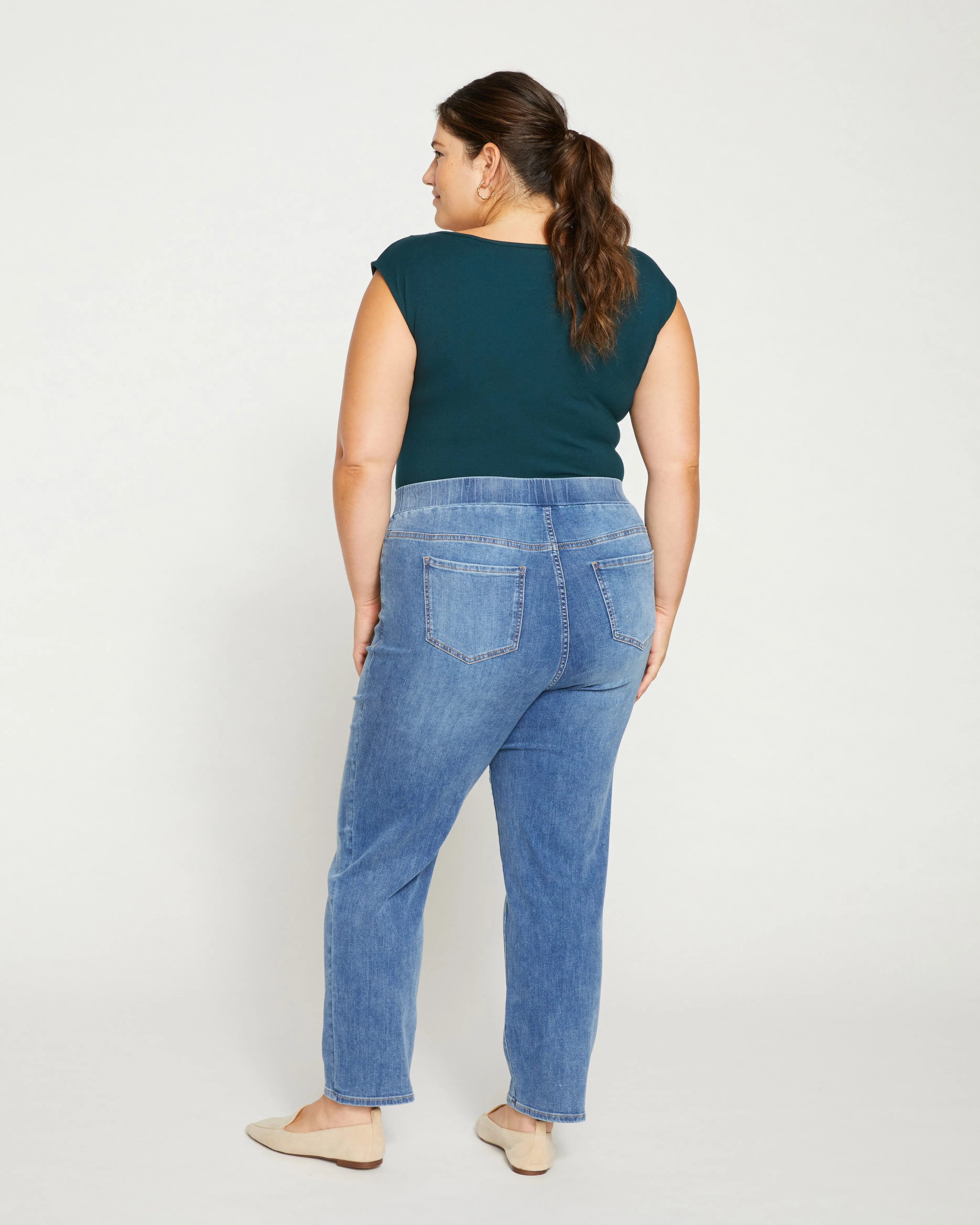 ComfortDenim Stovepipe Jeans 28 Inch - Western Blue Wash sold by Universal Standard product image thumbnail 4