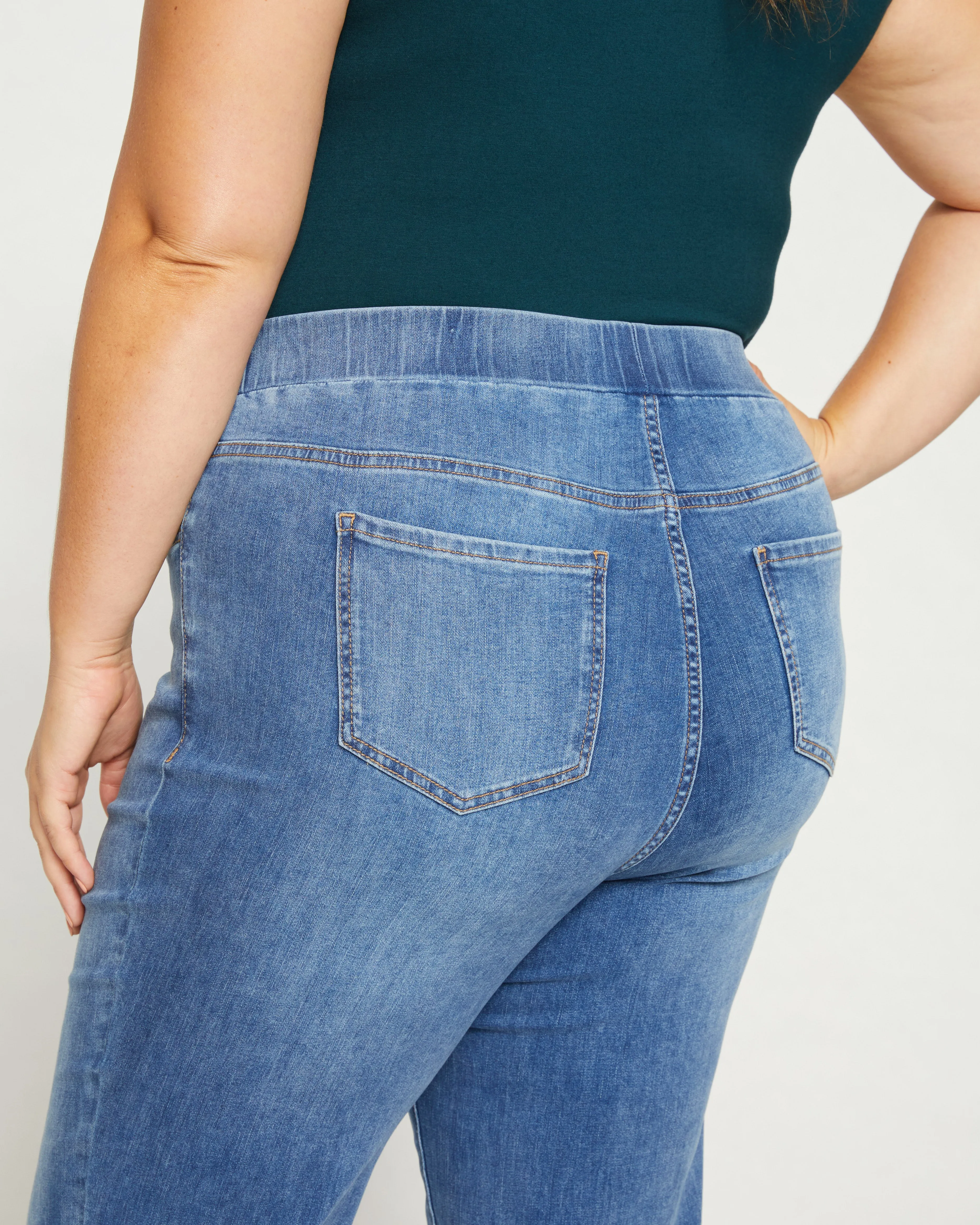 ComfortDenim Stovepipe Jeans 28 Inch - Western Blue Wash sold by Universal Standard product image thumbnail 2