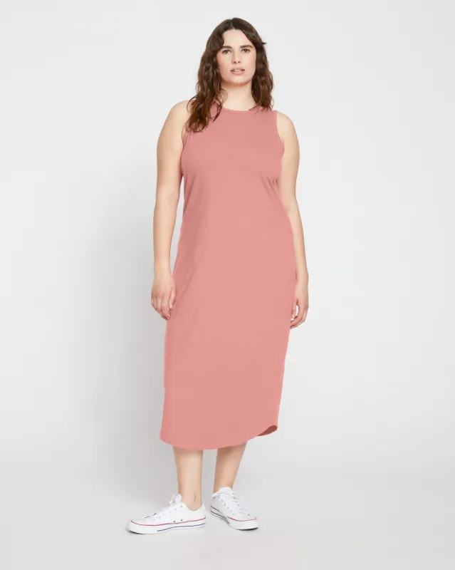 Cai High Neck Tank Dress - Frangipane sold by Universal Standard
