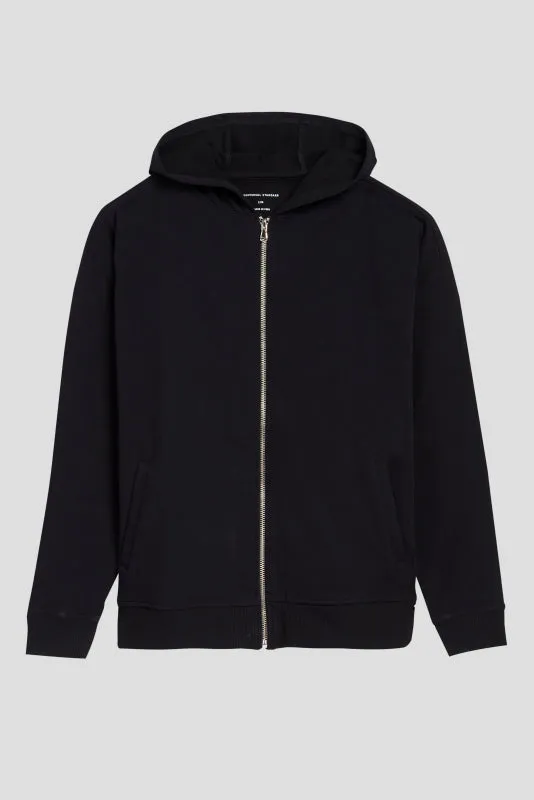 Peachy Terry Full Zip Hoodie - Black sold by Universal Standard product image thumbnail 2