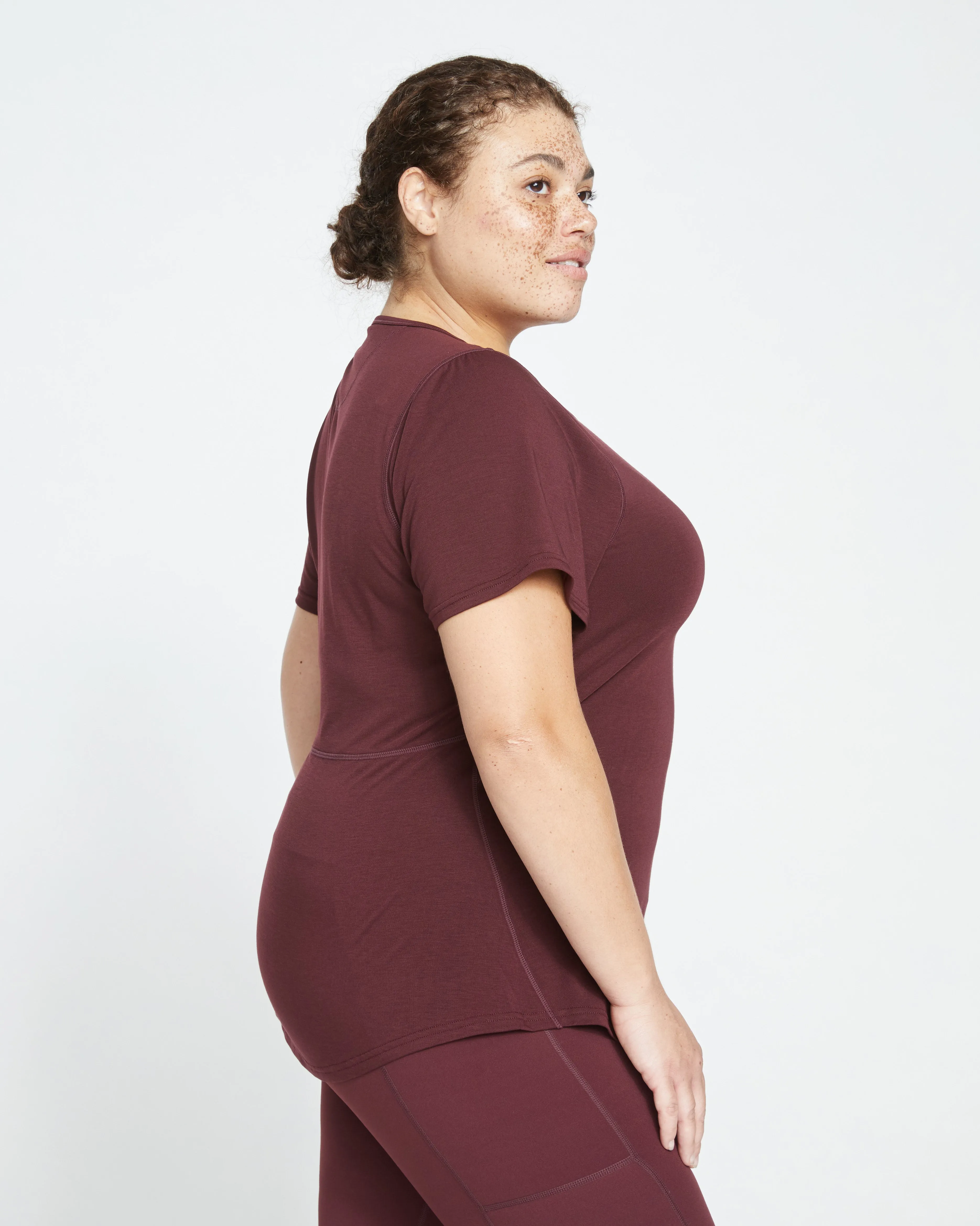 Mia Movement Tee - Black Cherry sold by Universal Standard product image thumbnail 3