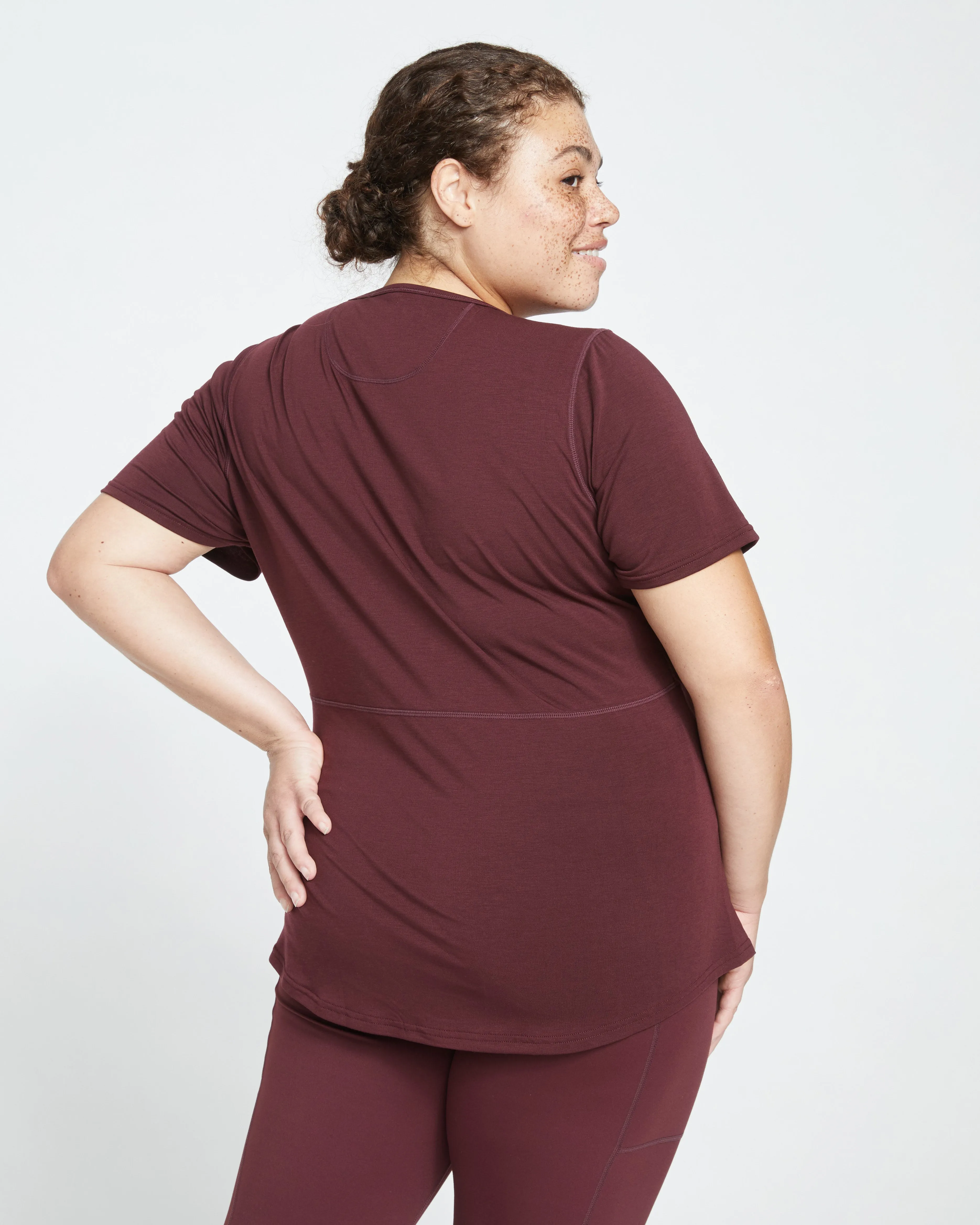 Mia Movement Tee - Black Cherry sold by Universal Standard product image thumbnail 4