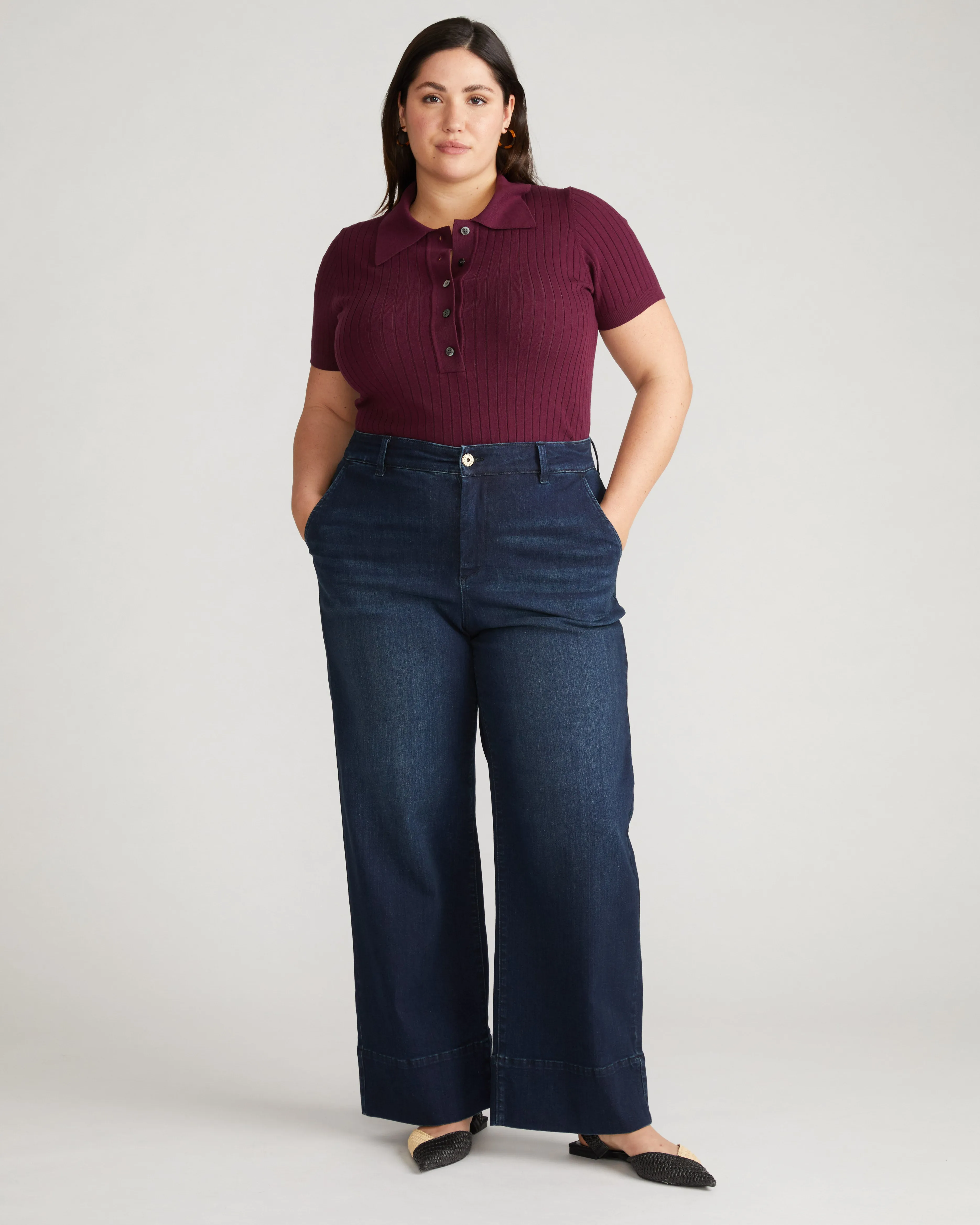 Carol High Rise High Stretch Jeans - Daydream Blue sold by Universal Standard product image thumbnail 2