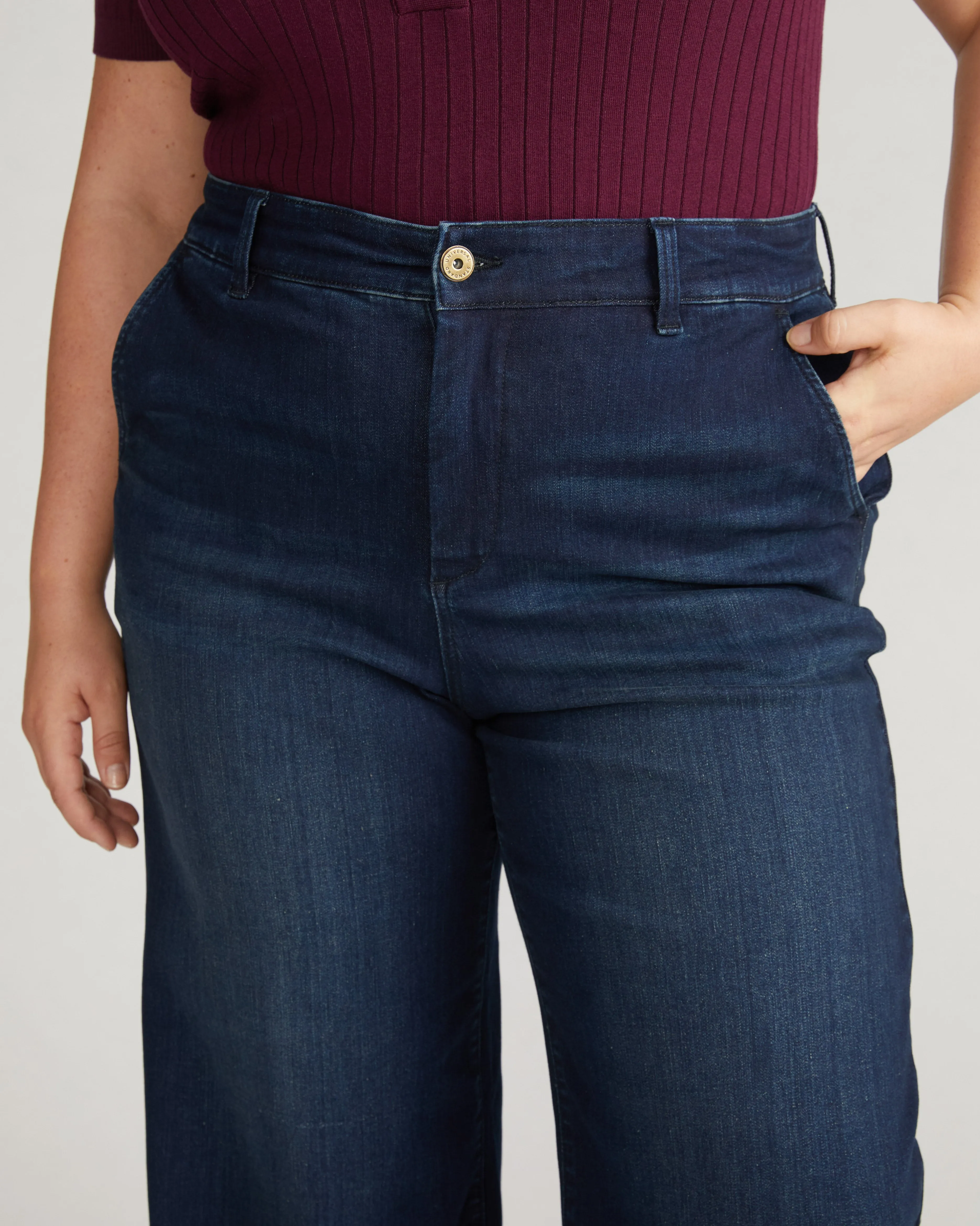 Carol High Rise High Stretch Jeans - Daydream Blue sold by Universal Standard product image thumbnail 3