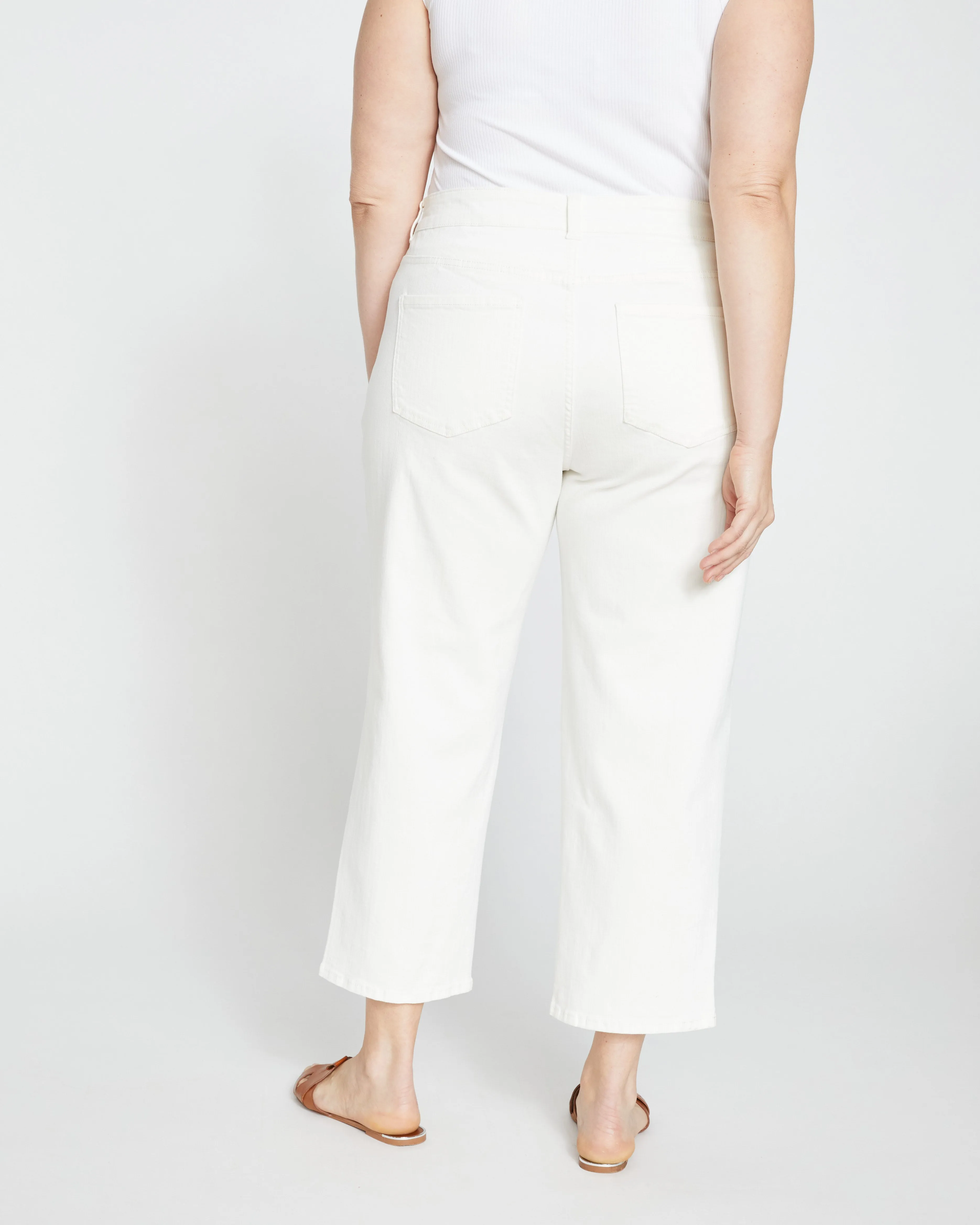 Etta High Rise Straight Leg Jeans 28 Inch - White sold by Universal Standard product image thumbnail 5