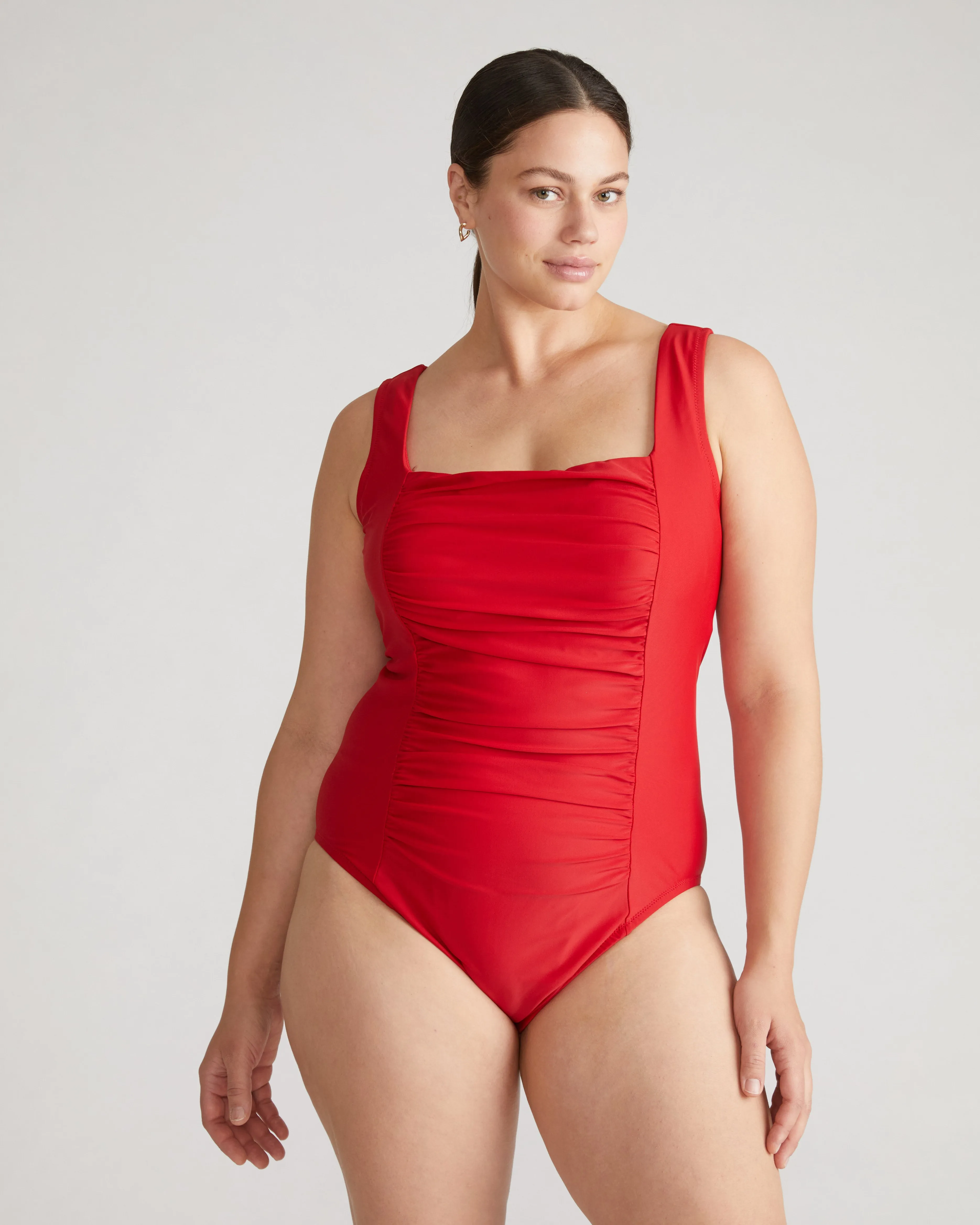 The Square Neck Swimsuit - Baywatch Red sold by Universal Standard product image thumbnail 2