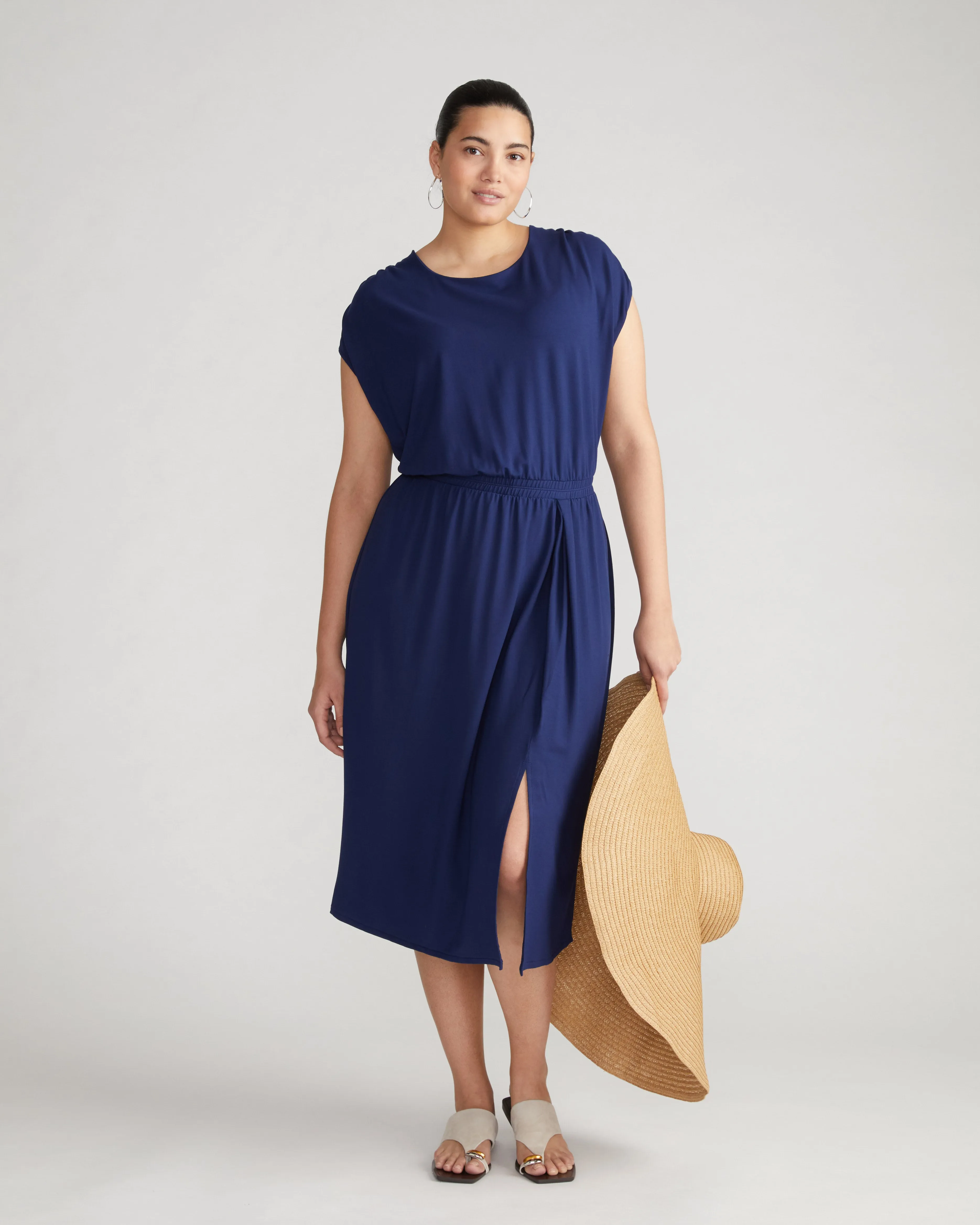 Havana Divine Jersey Dress - Cenote sold by Universal Standard