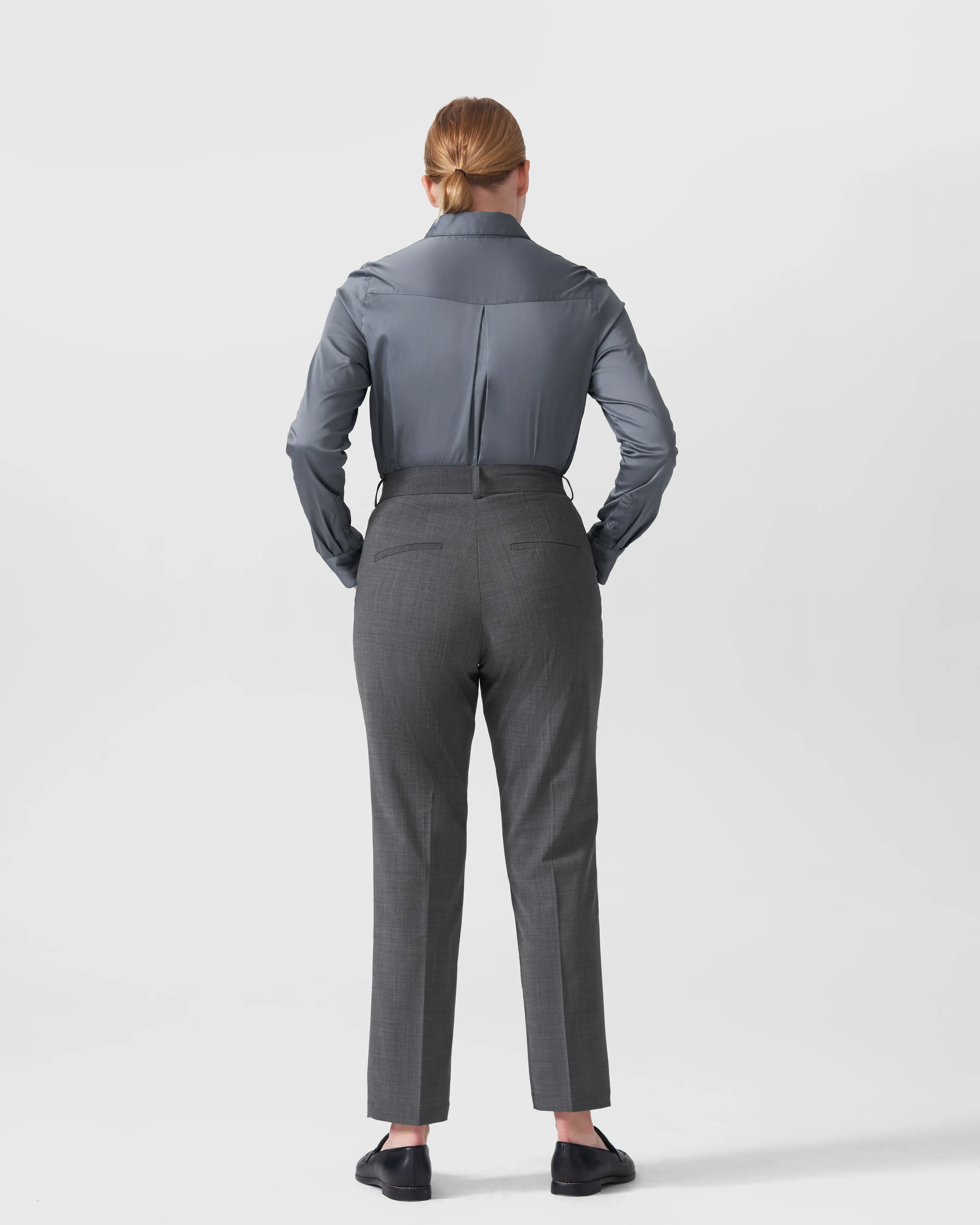 Silvia Slim Cut Trousers 29 inch - Slate sold by Universal Standard product image thumbnail 4