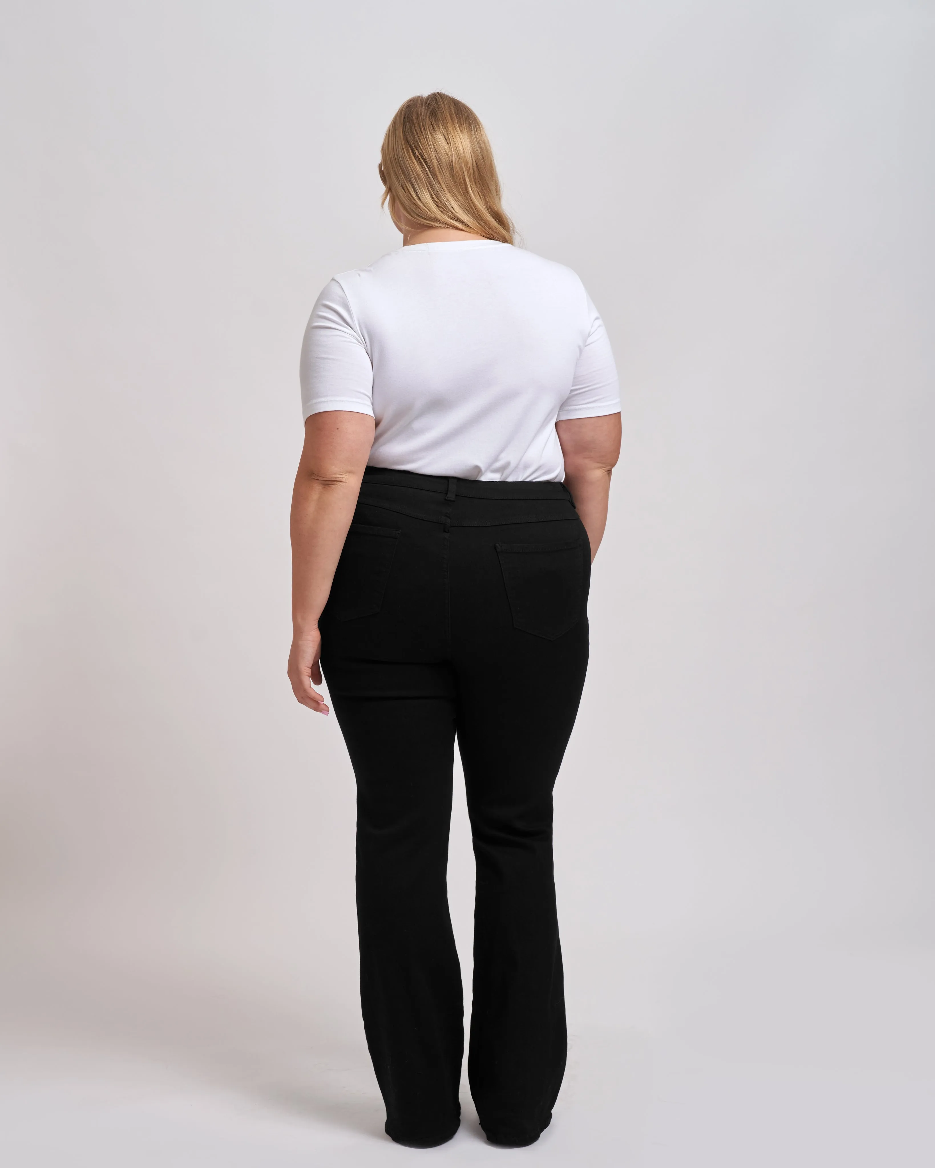 Sava High Rise Flare Jeans 34 inch - Black sold by Universal Standard product image thumbnail 4