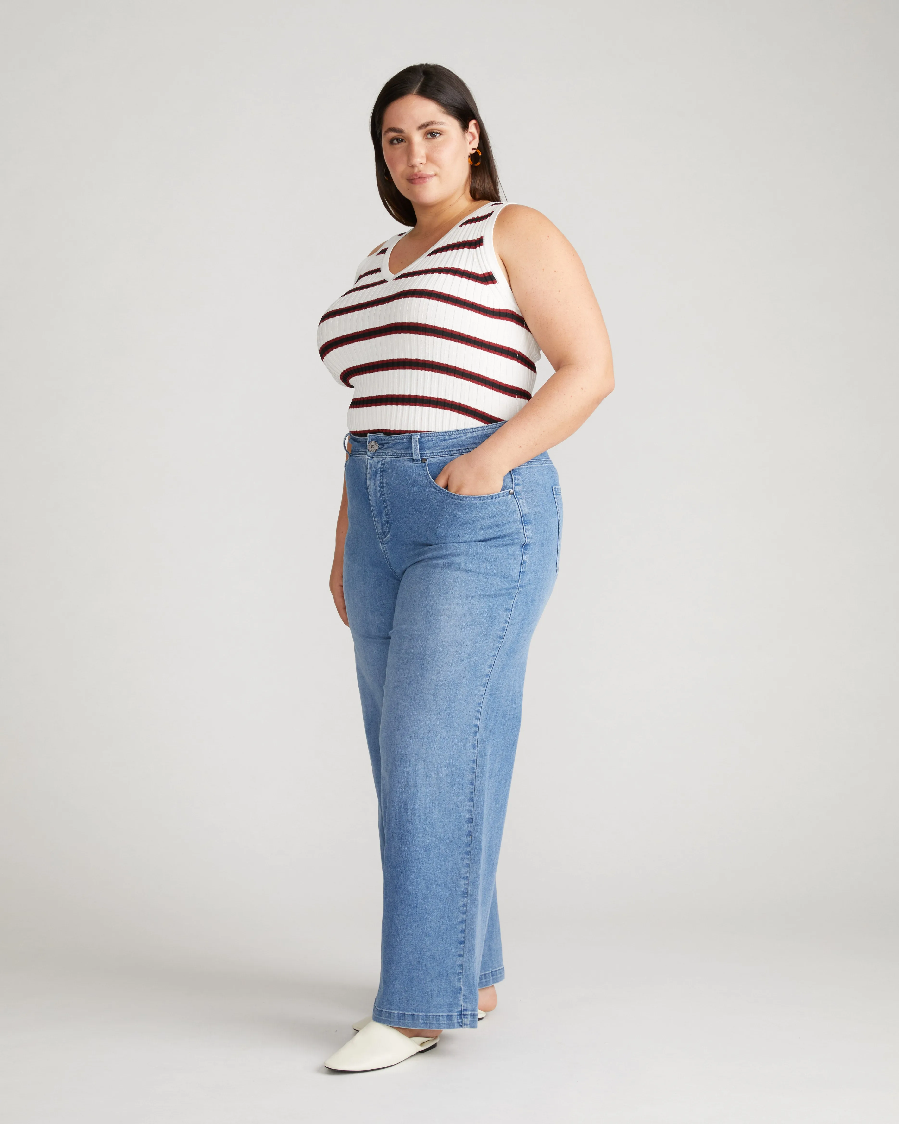 Taylor ComfortDenim Trouser Jeans - Brazil Blue sold by Universal Standard product image thumbnail 2