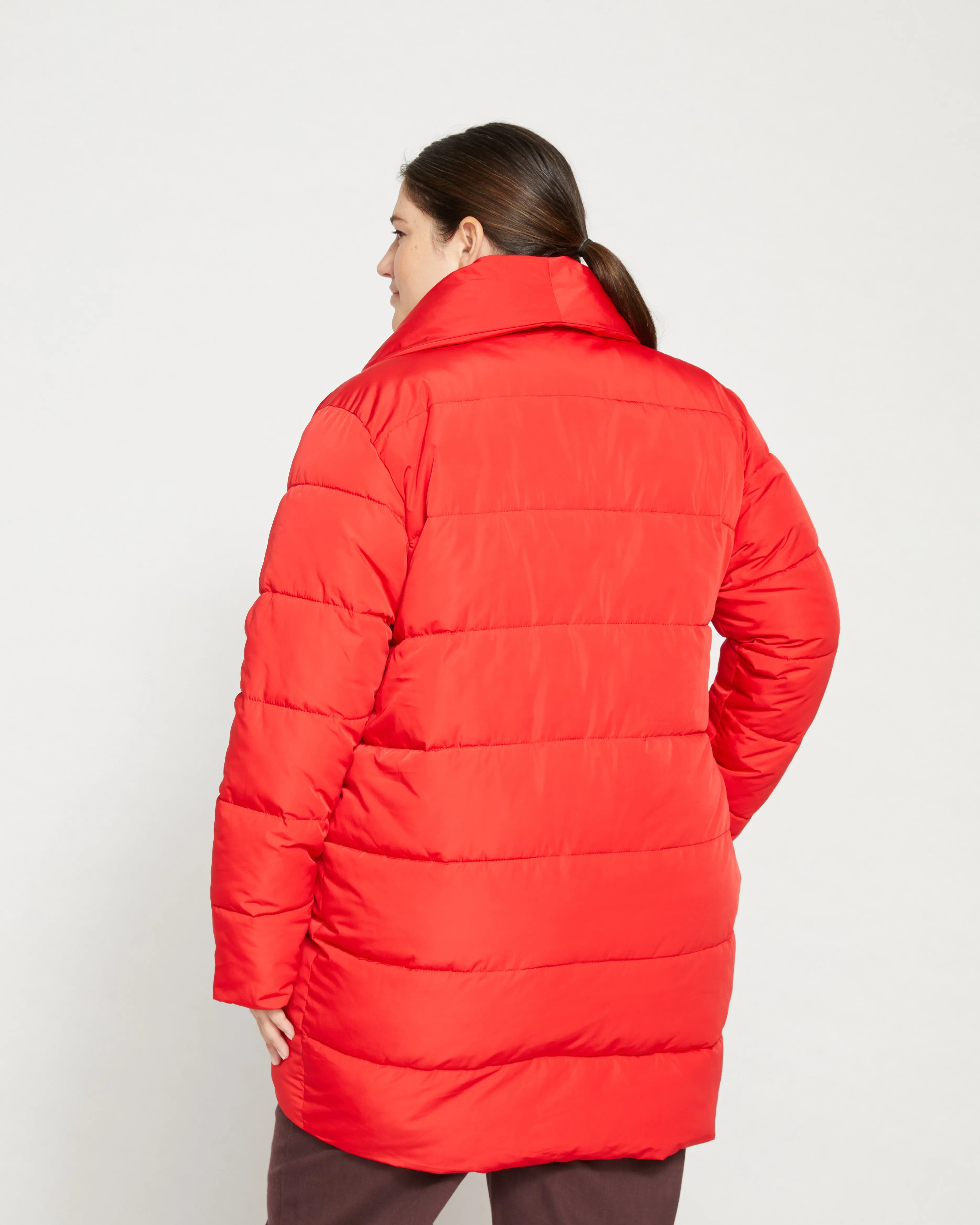 Kanda Puffer 2 - Vermilion Red sold by Universal Standard product image thumbnail 4