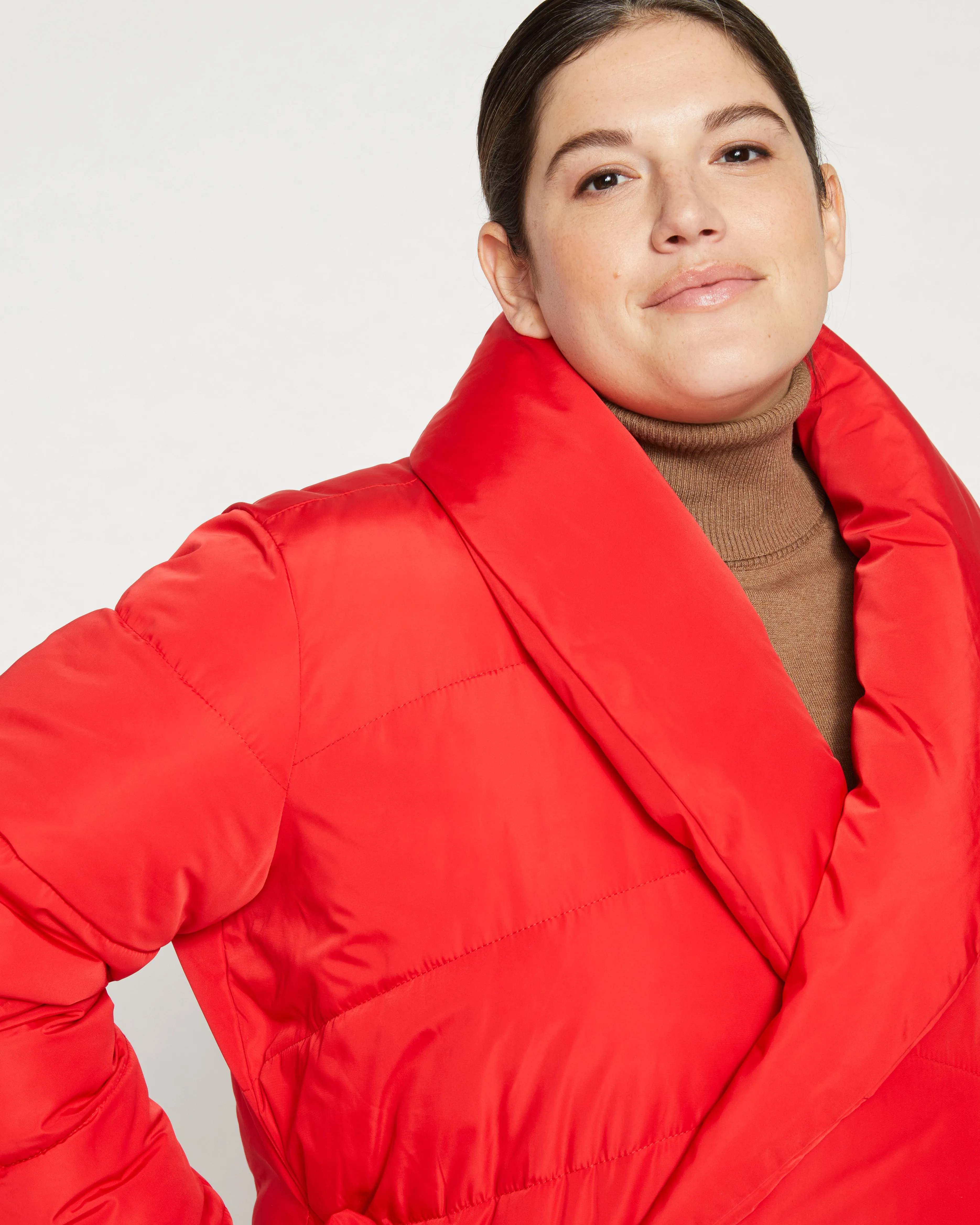 Kanda Puffer 2 - Vermilion Red sold by Universal Standard product image thumbnail 2