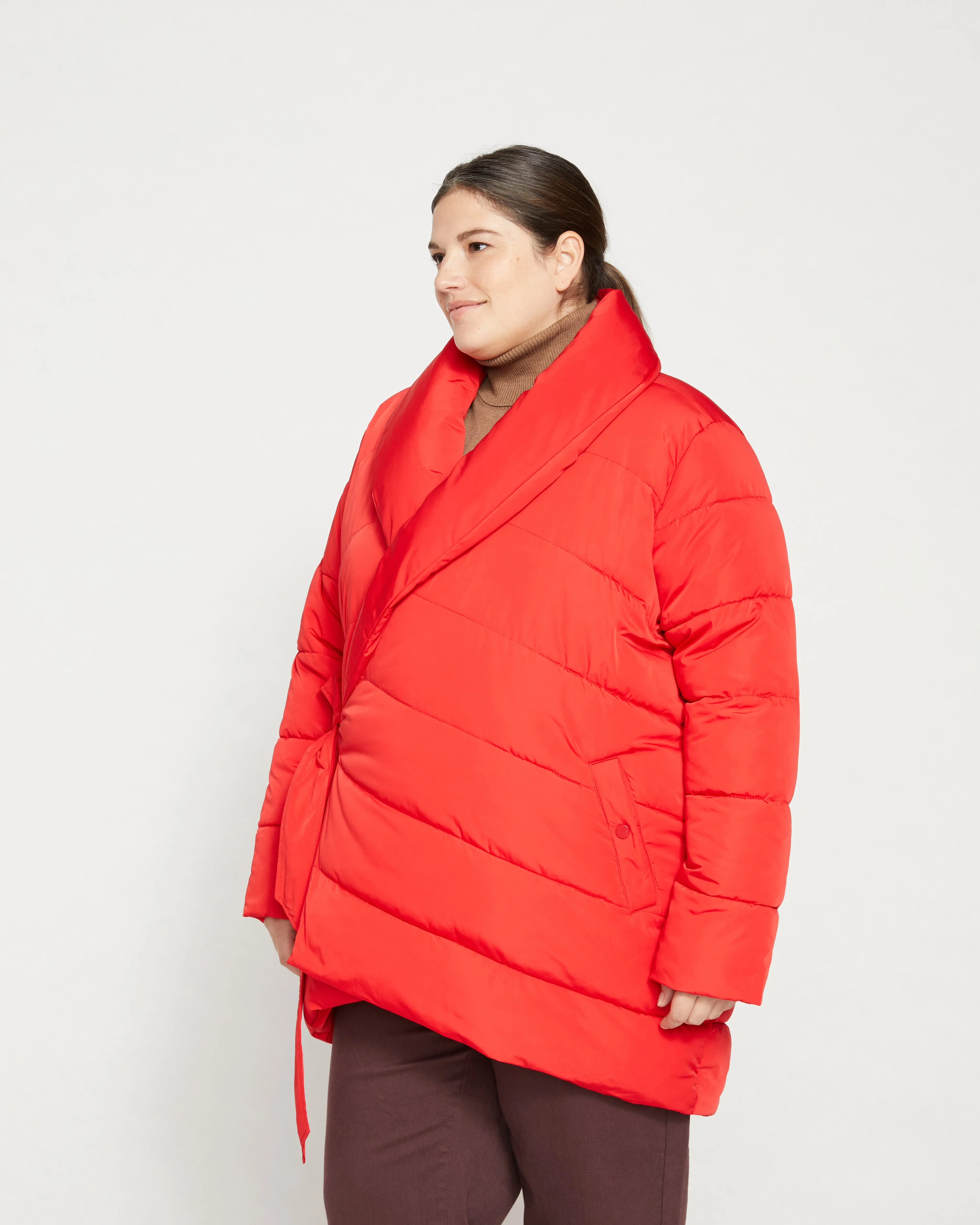 Kanda Puffer 2 - Vermilion Red sold by Universal Standard product image thumbnail 3