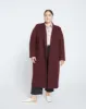 Jackson Tailored Coat - Black Cherry sold by Universal Standard