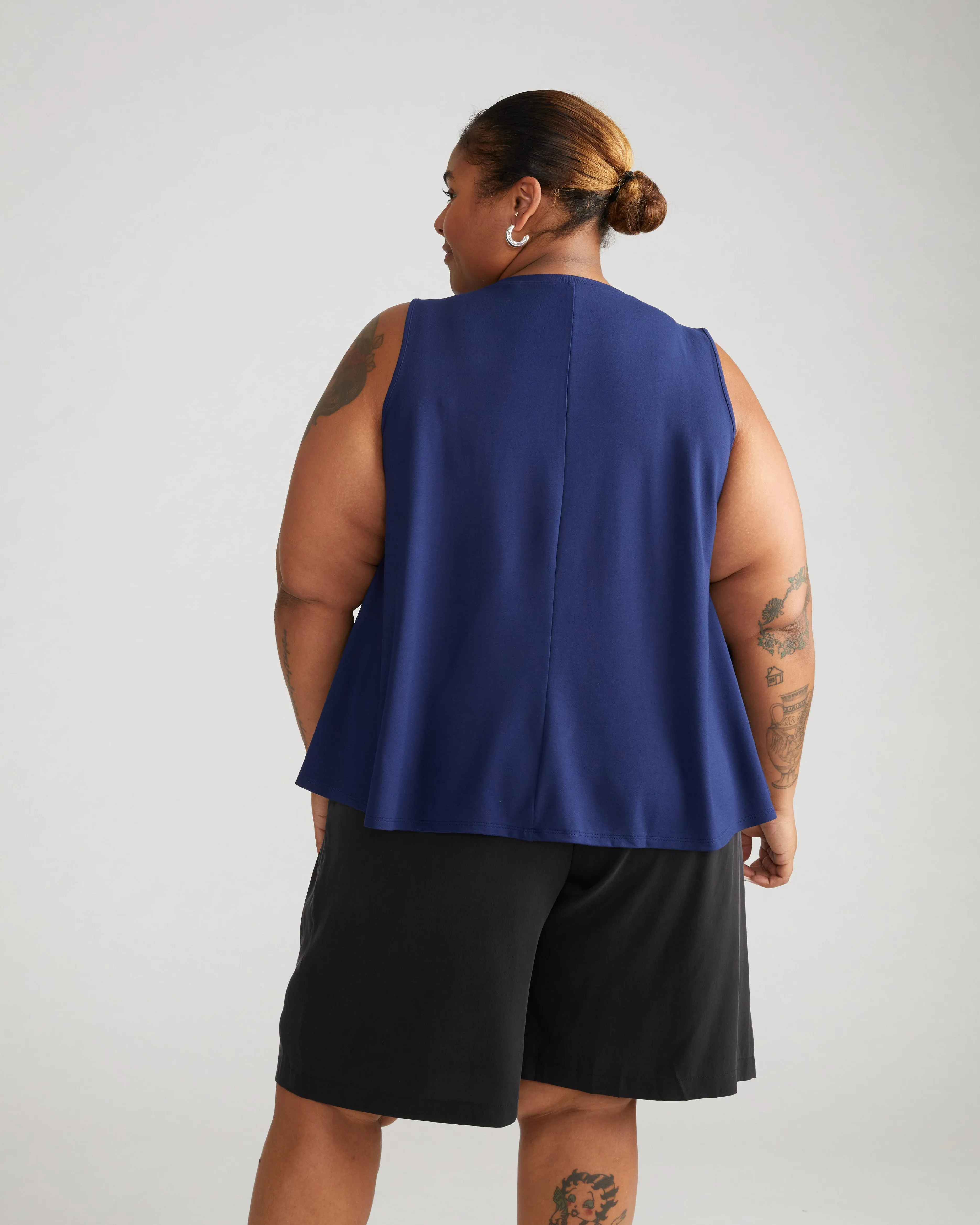 Heatwave Divine Jersey Flared Tank - Cenote sold by Universal Standard product image thumbnail 3