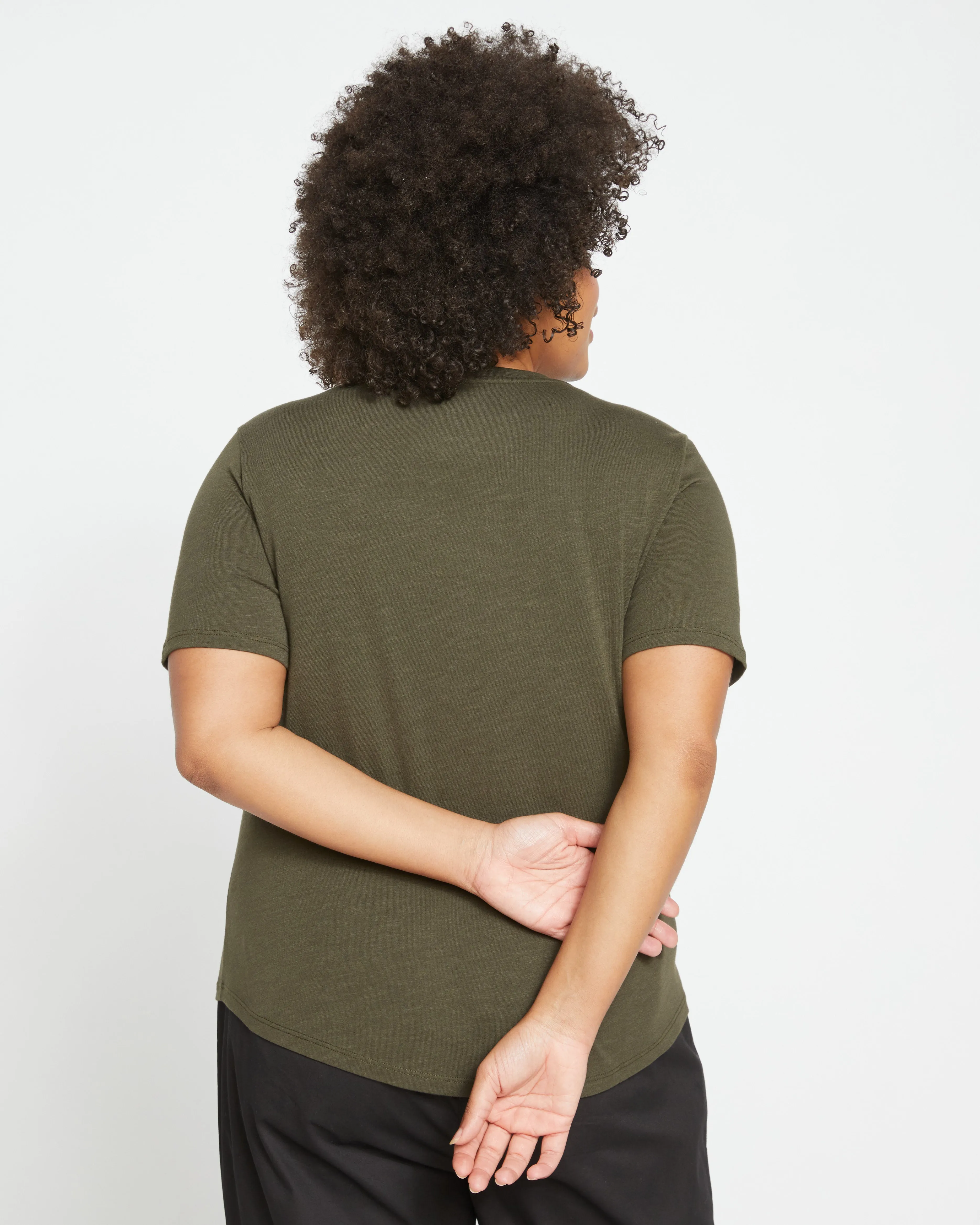 Light-As-Air Tee Rex - Nori sold by Universal Standard product image thumbnail 4