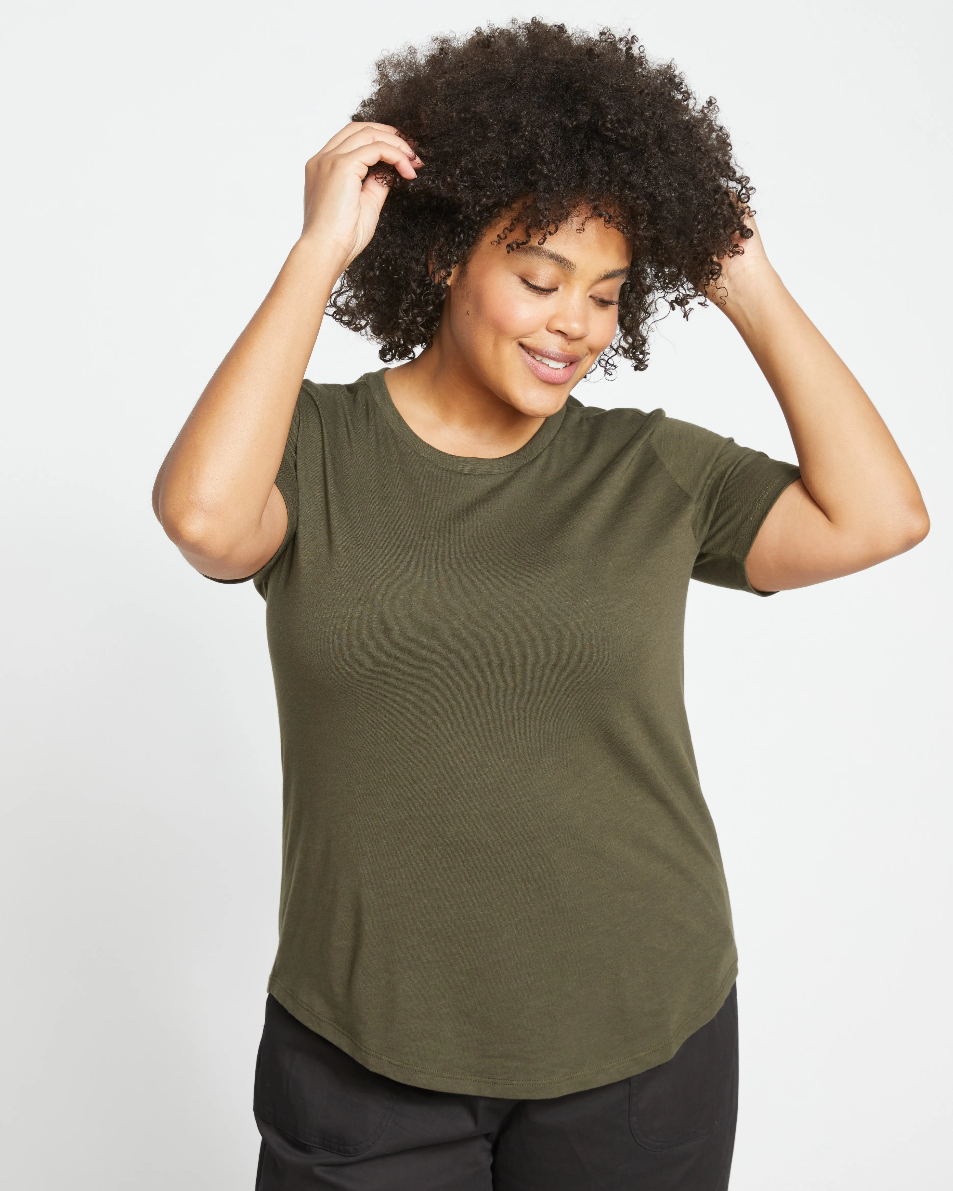 Light-As-Air Tee Rex - Nori sold by Universal Standard product image thumbnail 2