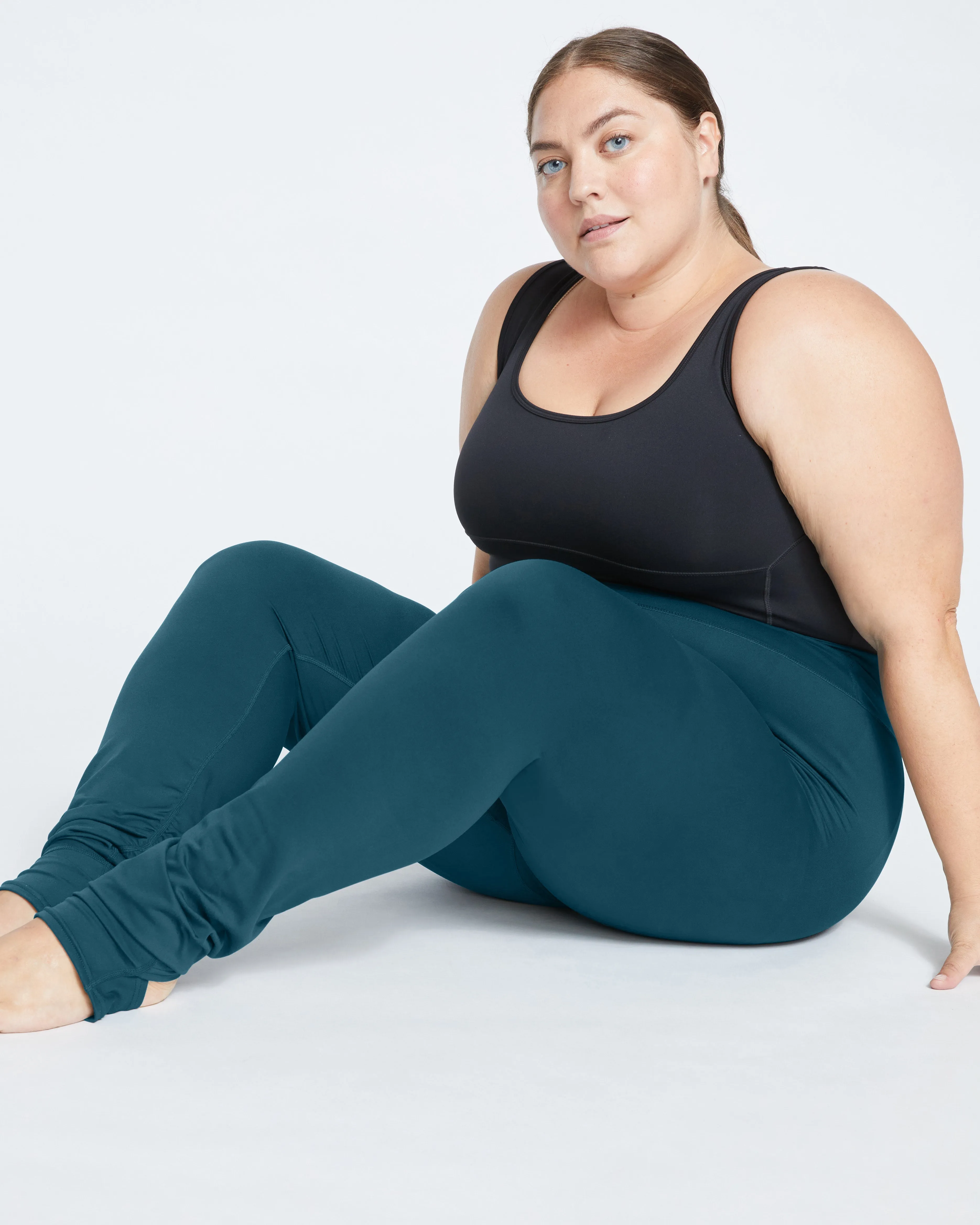 Next-to-Naked Stirrup Legging - Deep Sea sold by Universal Standard