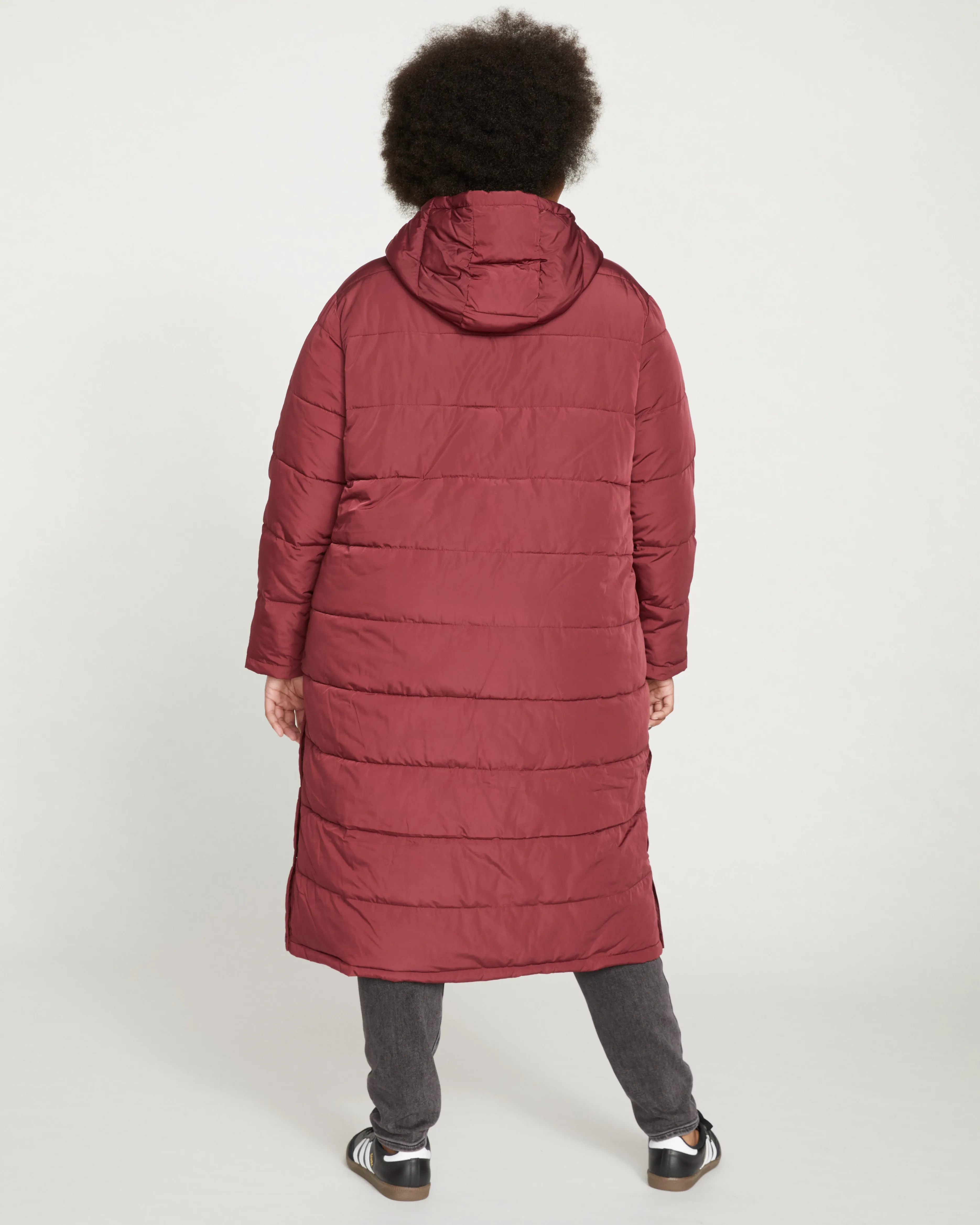 Everest Long Hooded Puffer - Rioja sold by Universal Standard product image thumbnail 4