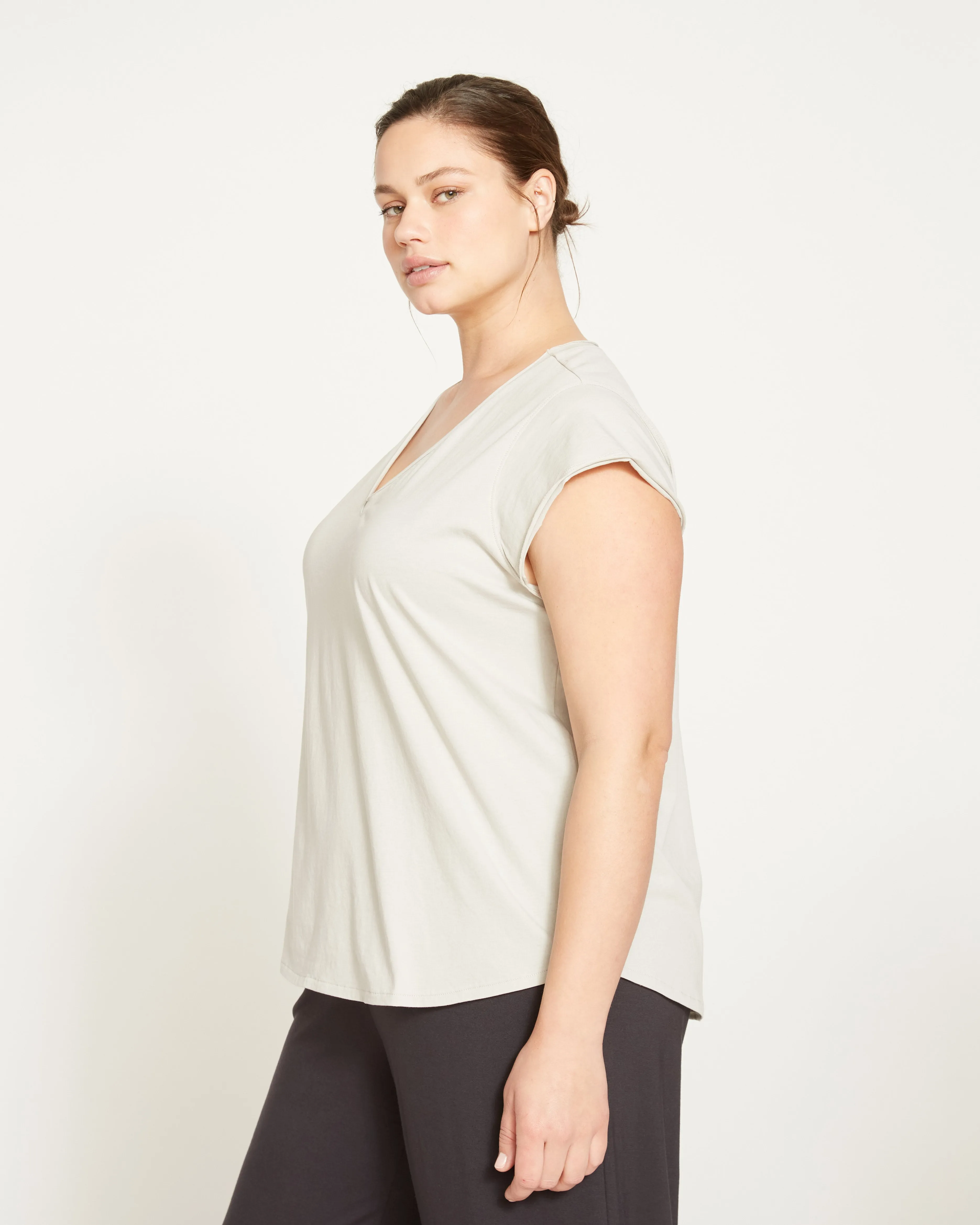 Dreamy Cotton Tee - Dew sold by Universal Standard product image thumbnail 3