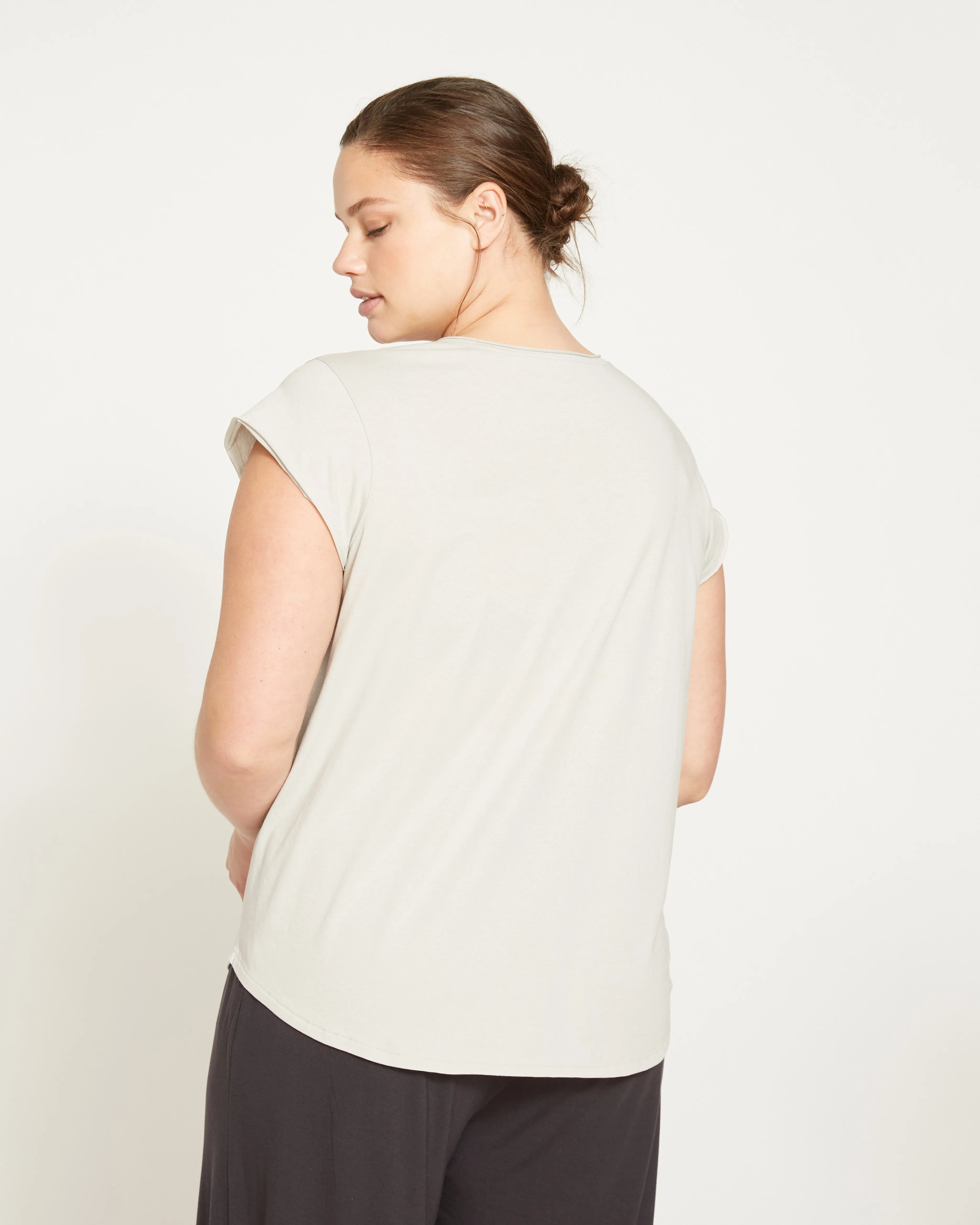 Dreamy Cotton Tee - Dew sold by Universal Standard product image thumbnail 4