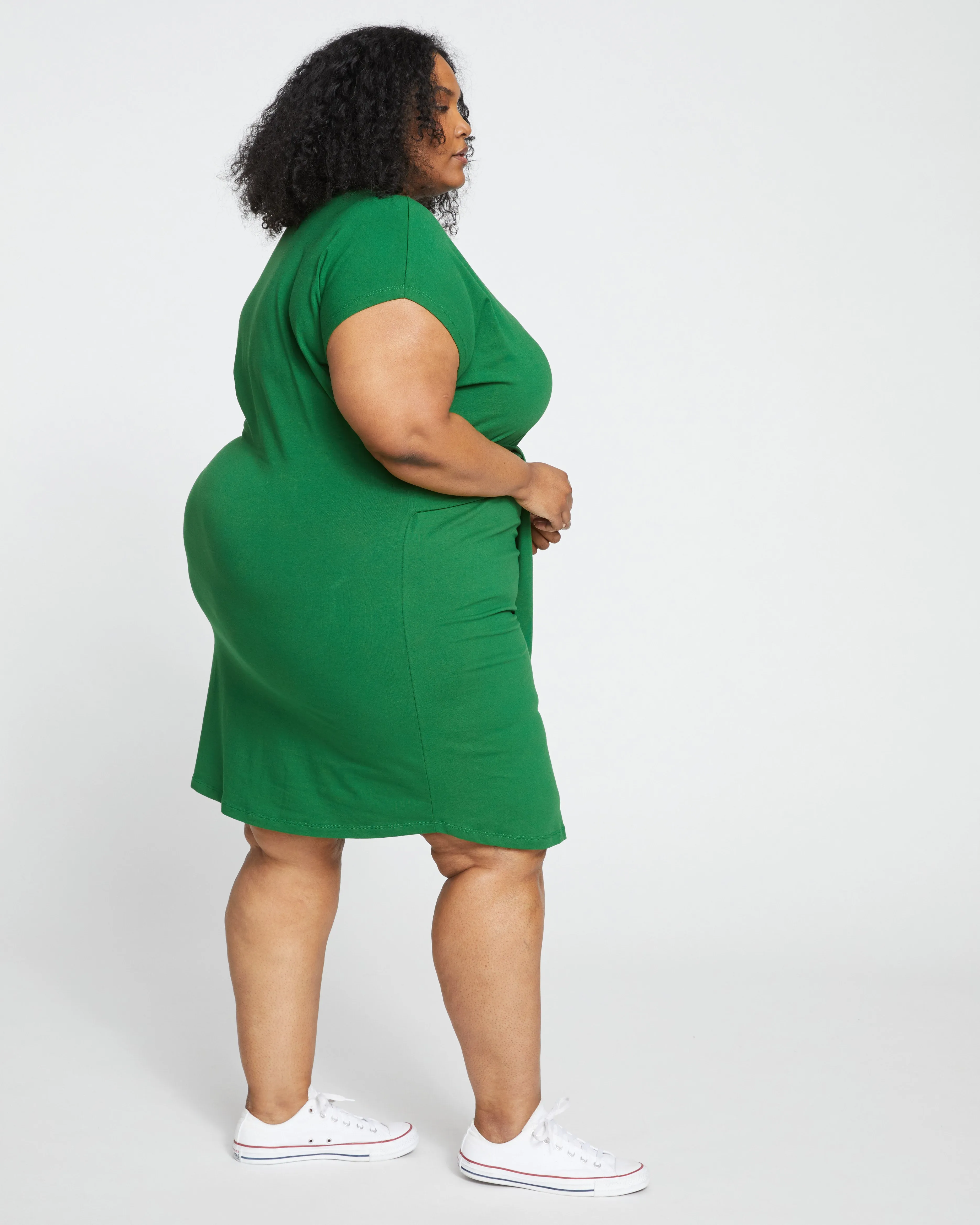 Classic Jersey Tie Dress - Jardin sold by Universal Standard product image thumbnail 3