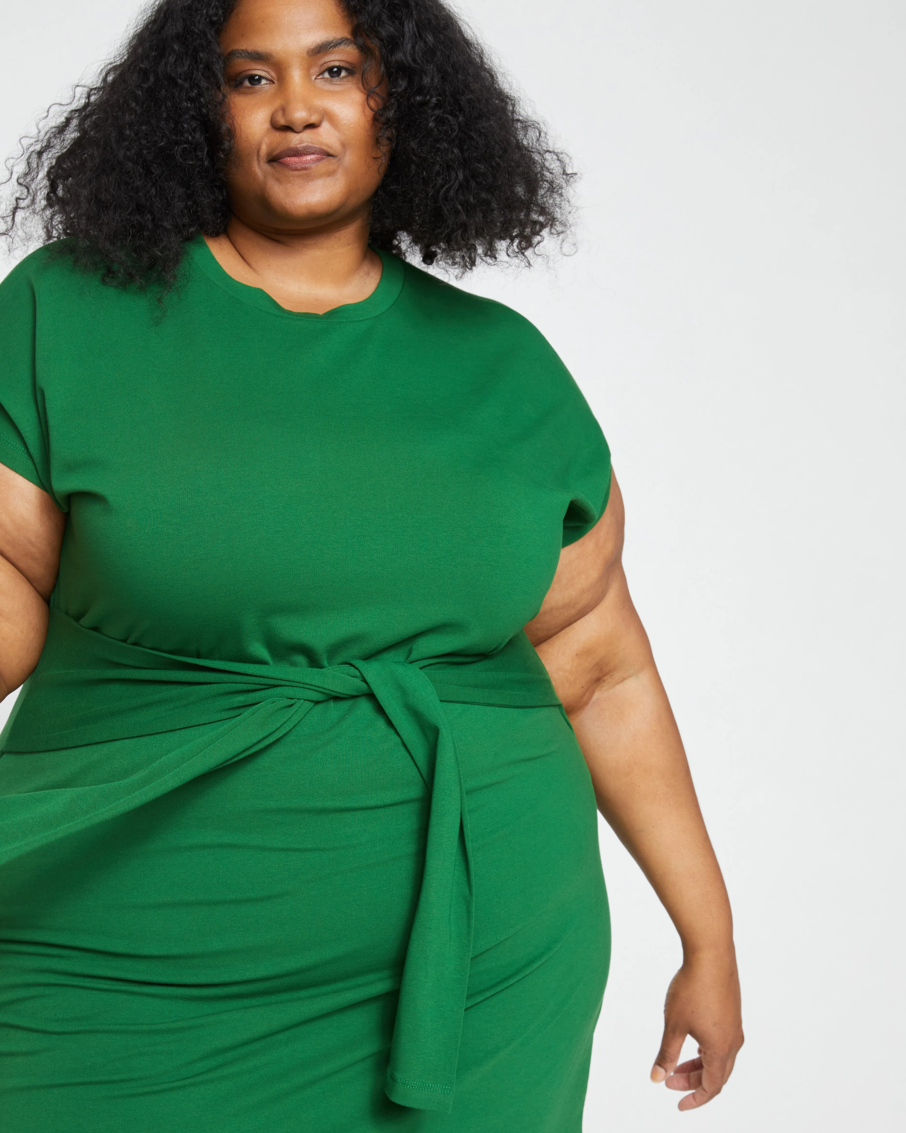 Classic Jersey Tie Dress - Jardin sold by Universal Standard product image thumbnail 2