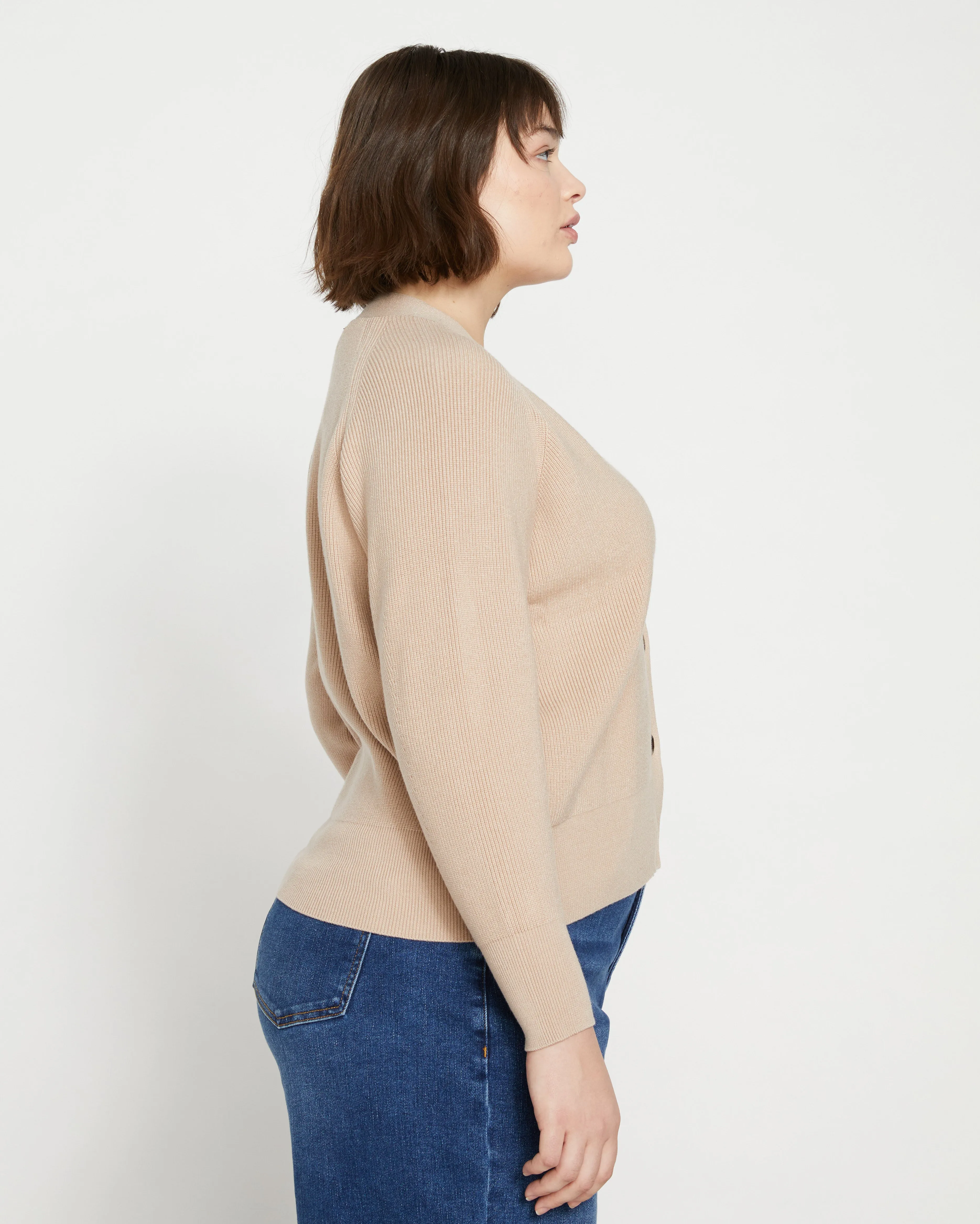 Better-Than-Wool Cardigan - Malt Ball sold by Universal Standard product image thumbnail 4