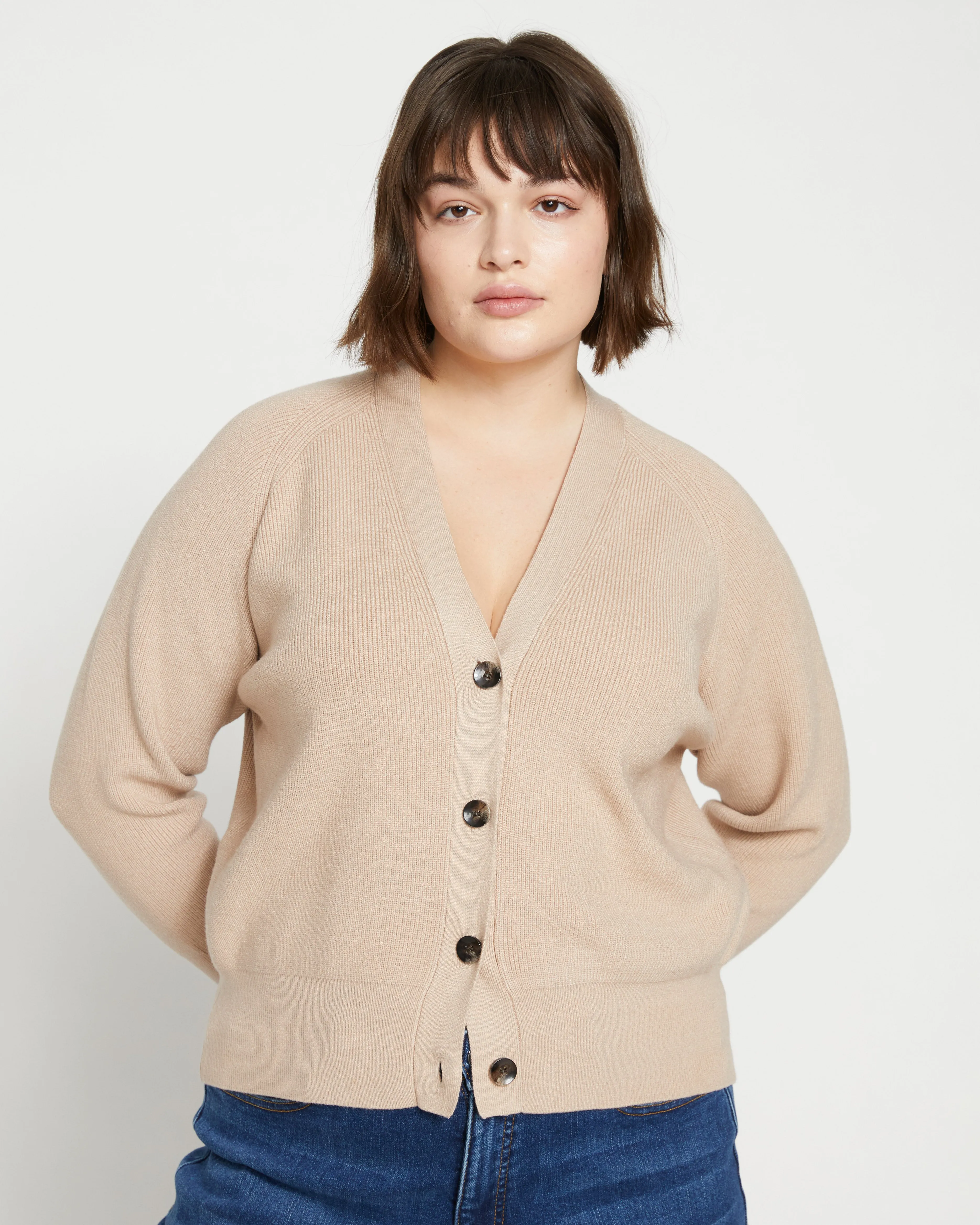Better-Than-Wool Cardigan - Malt Ball sold by Universal Standard product image thumbnail 2