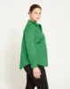 Elbe Popover Stretch Poplin Shirt Classic Fit - Kelly Green sold by Universal Standard