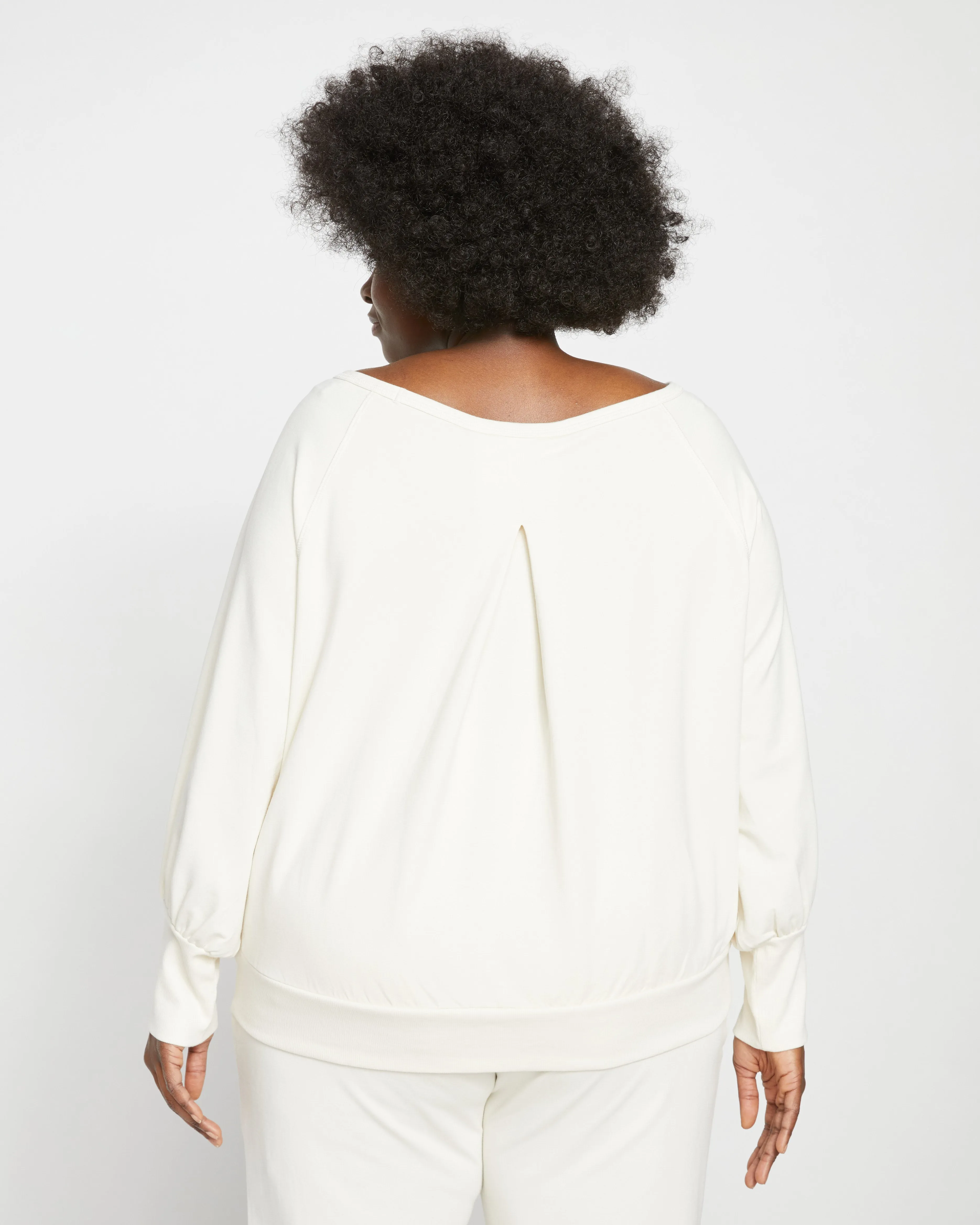 Super Soft Terry Scoop Sweatshirt - Vapor sold by Universal Standard product image thumbnail 4