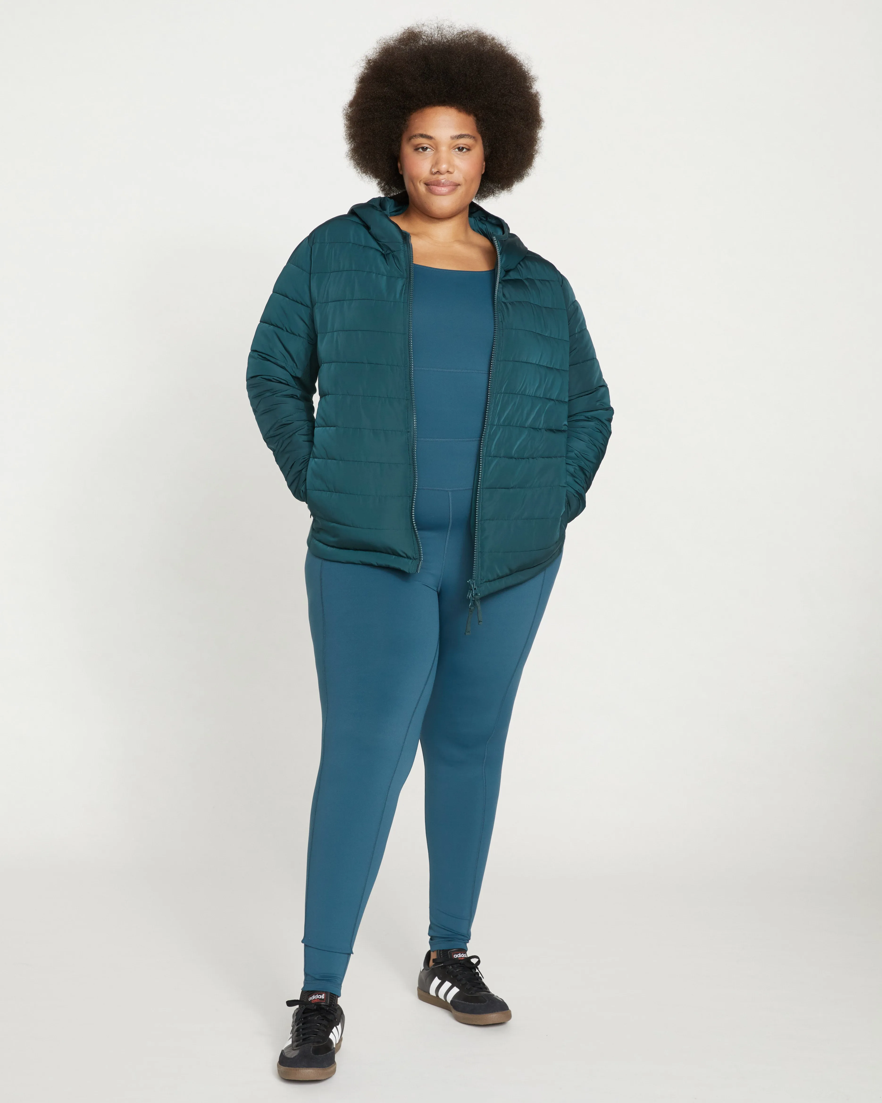 Comfort Panel Light Down Jacket - Deep Sea sold by Universal Standard product image thumbnail 2