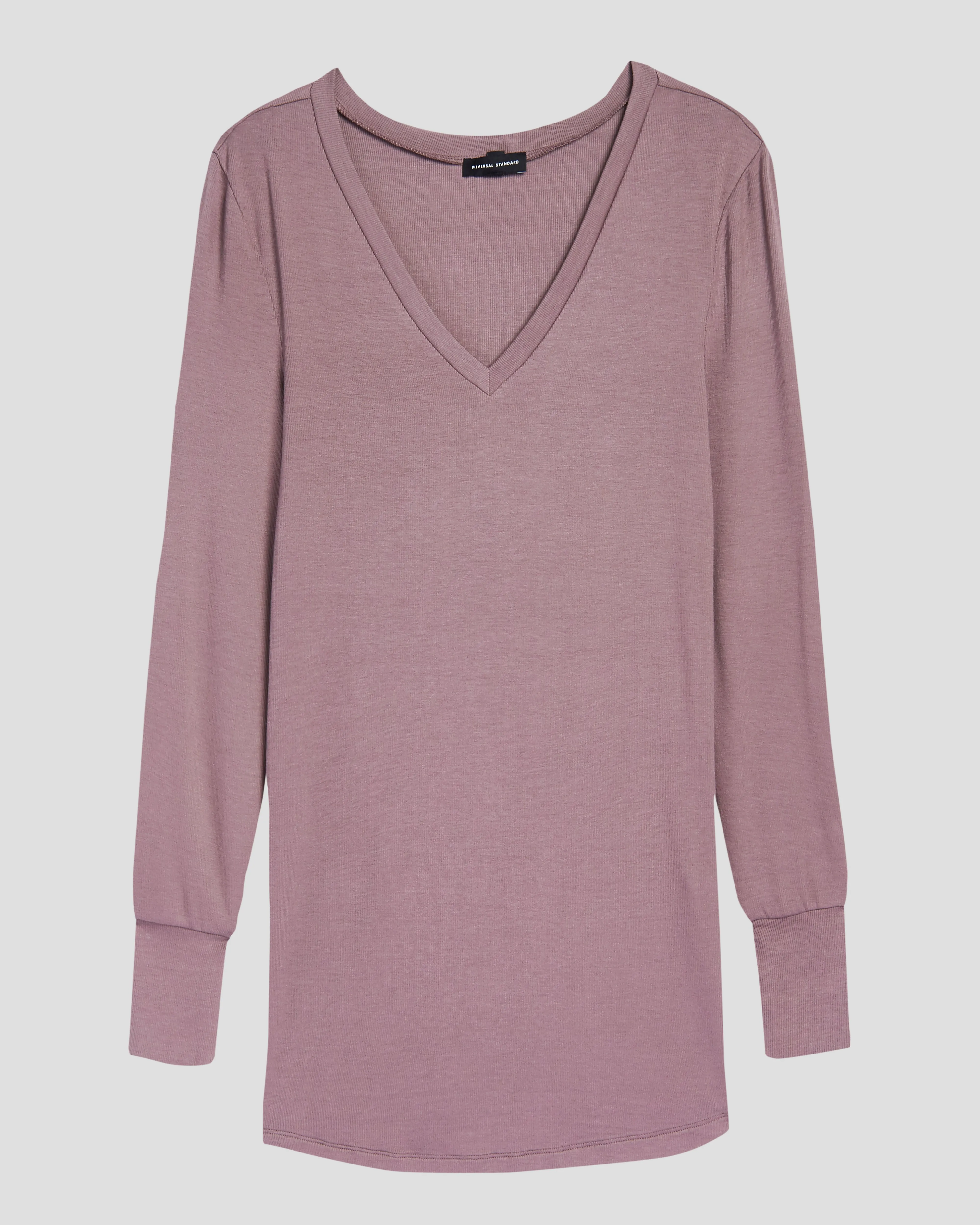 Foundation Long Sleeve V-Neck Tee - Nutmeg sold by Universal Standard product image thumbnail 2