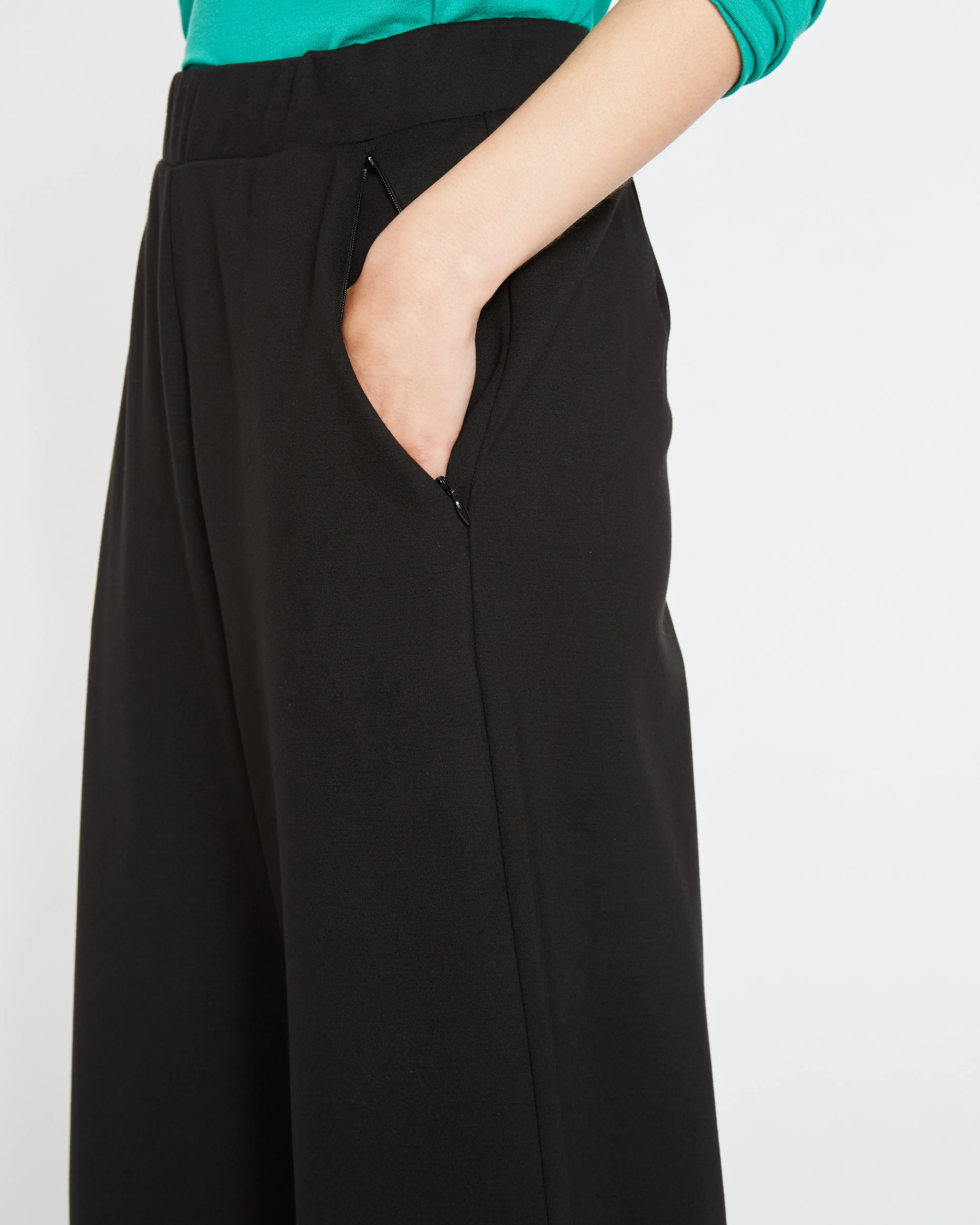 Stephanie Wide Leg Ponte Pants - Black sold by Universal Standard product image thumbnail 3