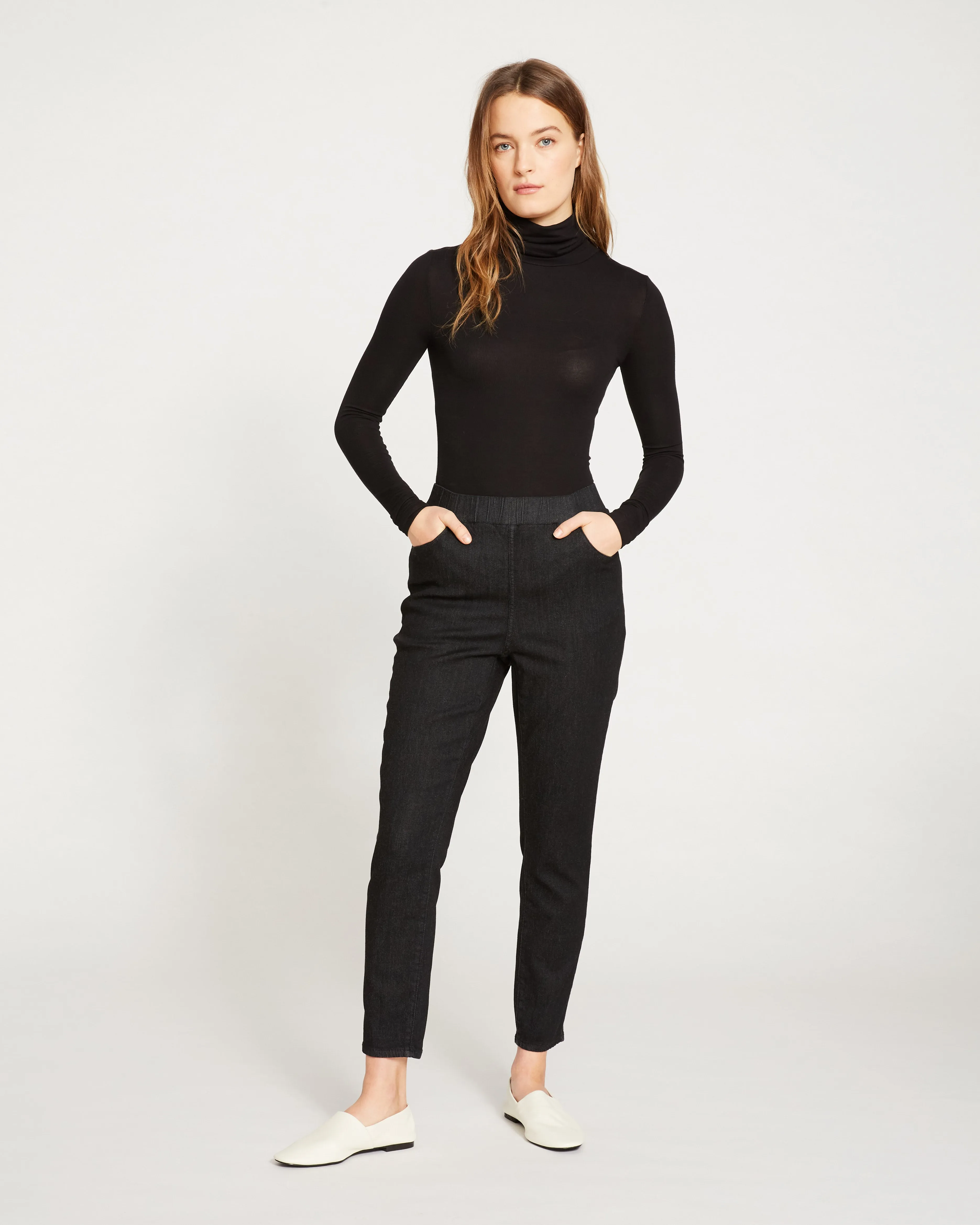 ComfortDenim Dont Call Them Jeggings - Black sold by Universal Standard product image thumbnail 3