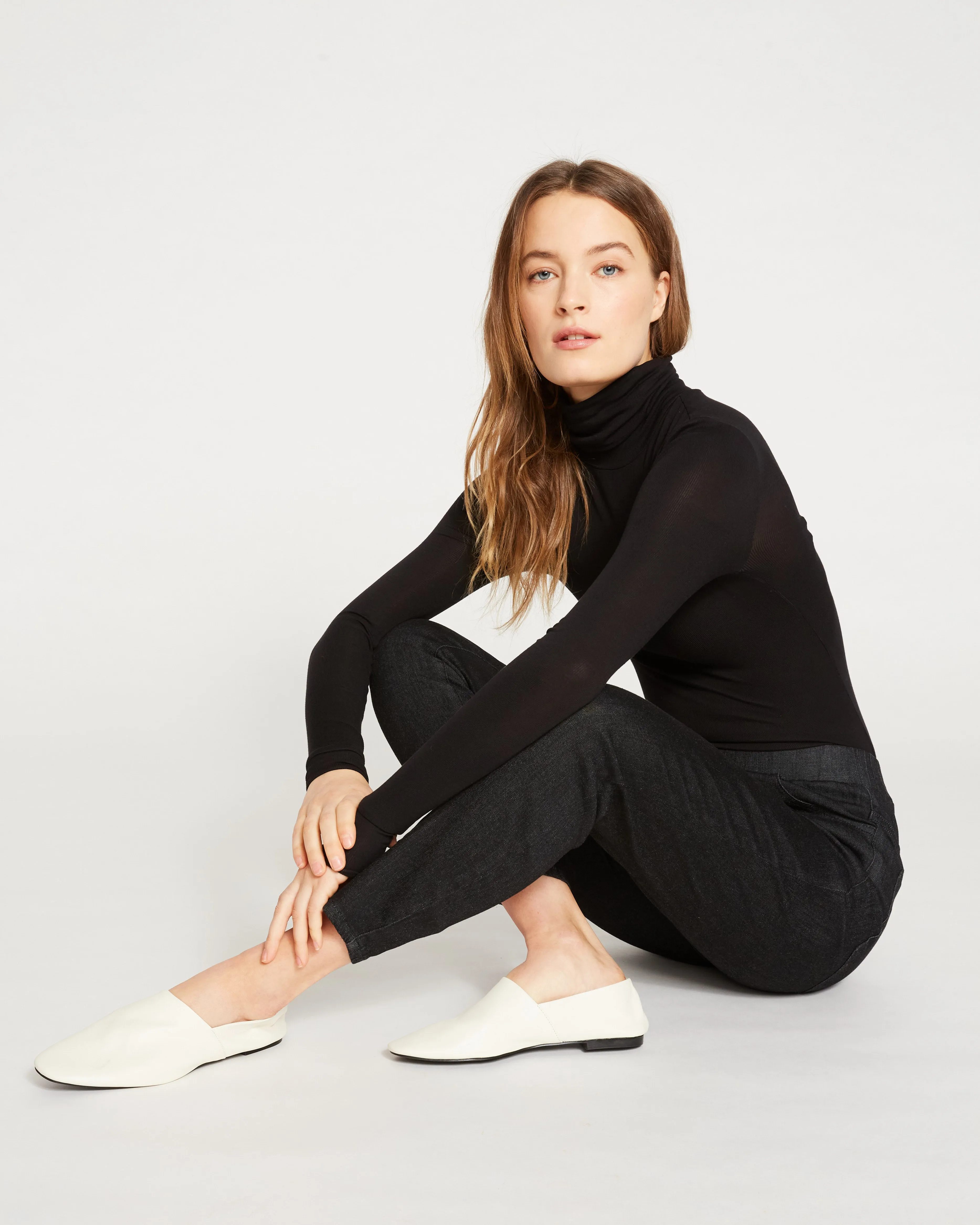 ComfortDenim Dont Call Them Jeggings - Black sold by Universal Standard