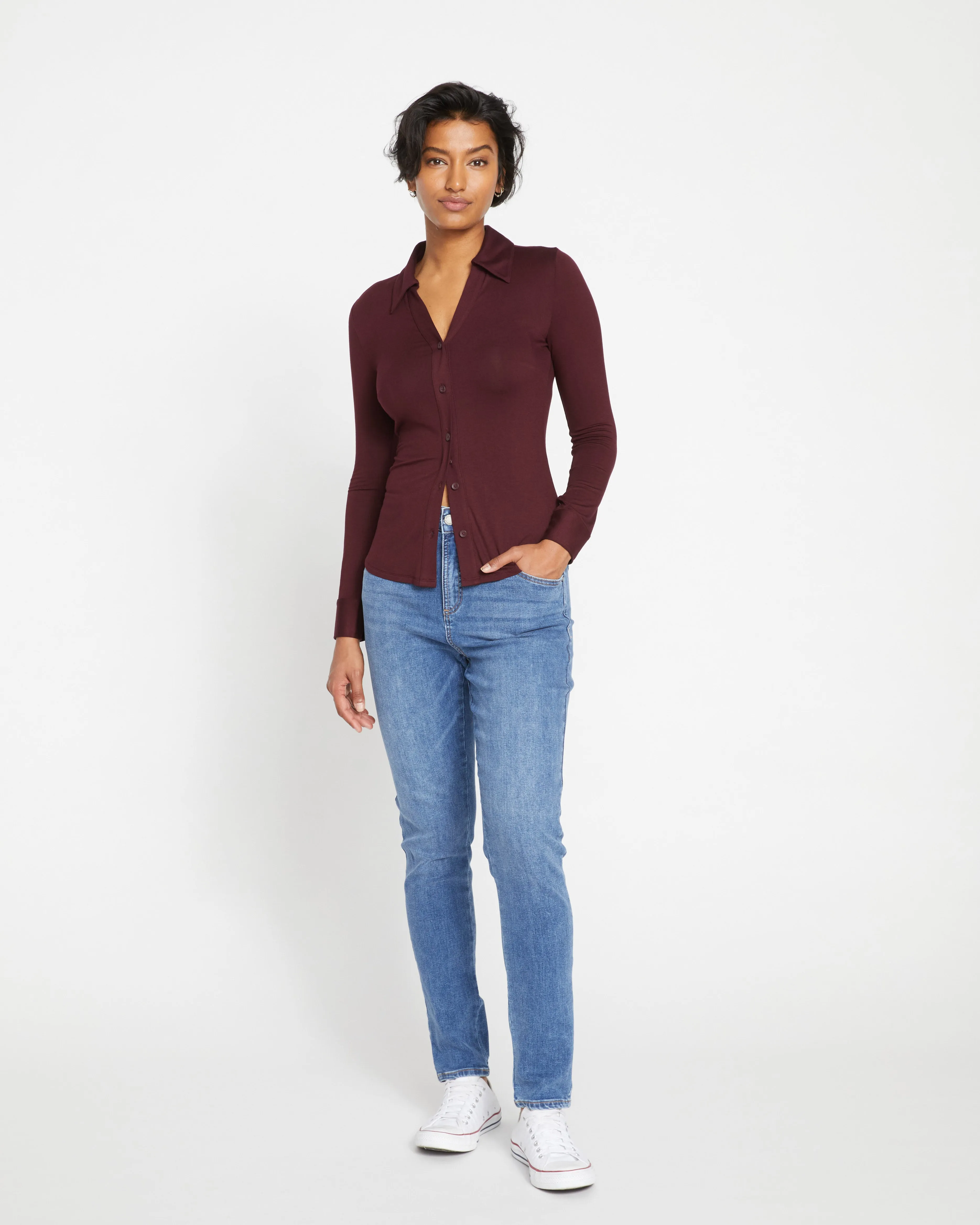 Seine High Rise Skinny Jeans 32 Inch - Vintage Indigo sold by Universal Standard