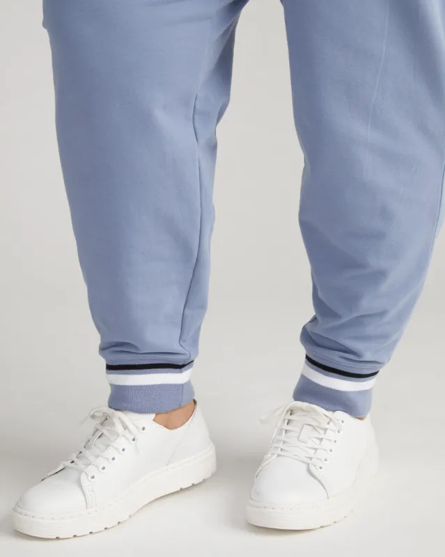 Peachy Terry Drawstring Jogger - Pressed Pansy sold by Universal Standard