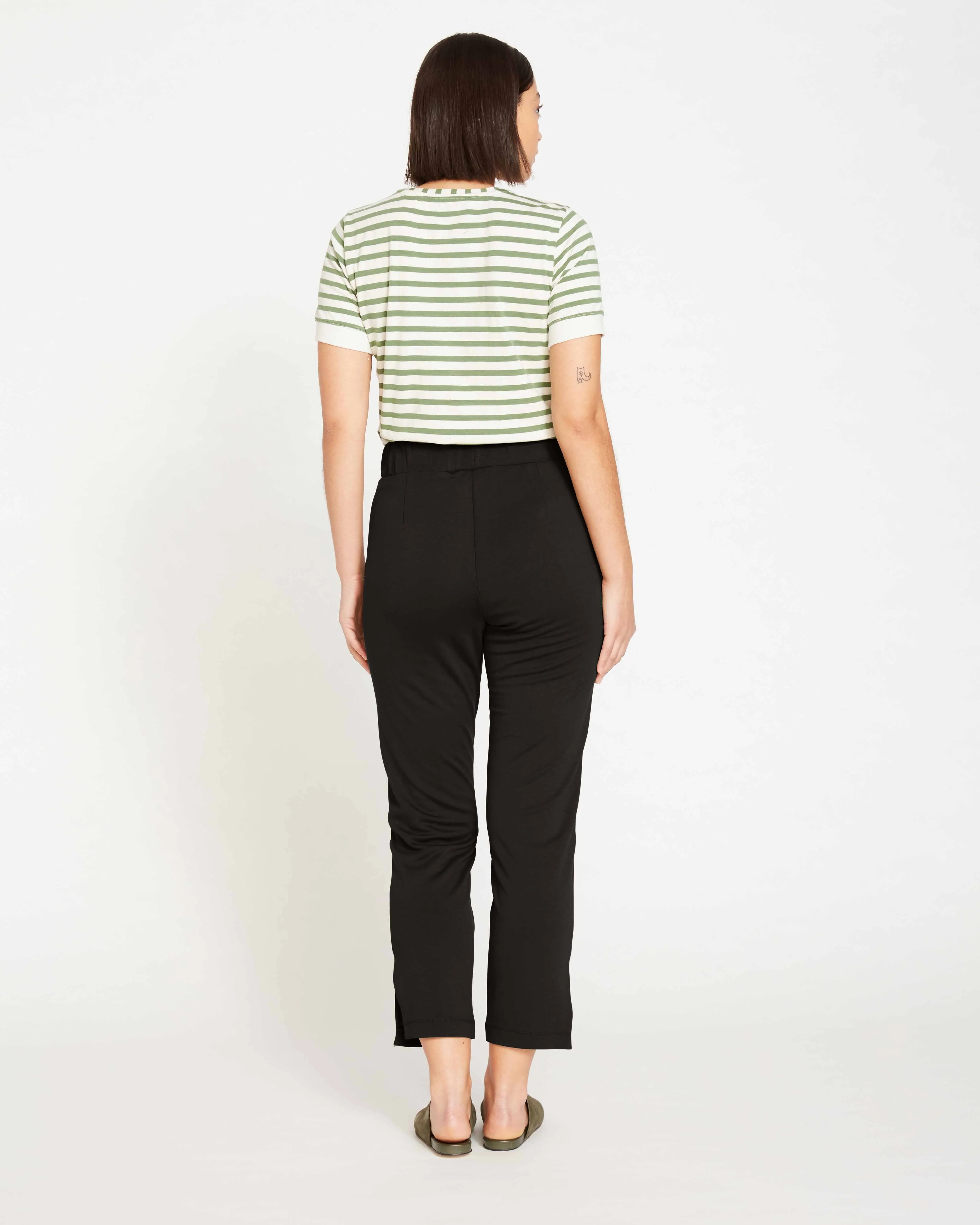 Skinny Pintuck Ponte Pants 28 Inch - Black sold by Universal Standard product image thumbnail 5