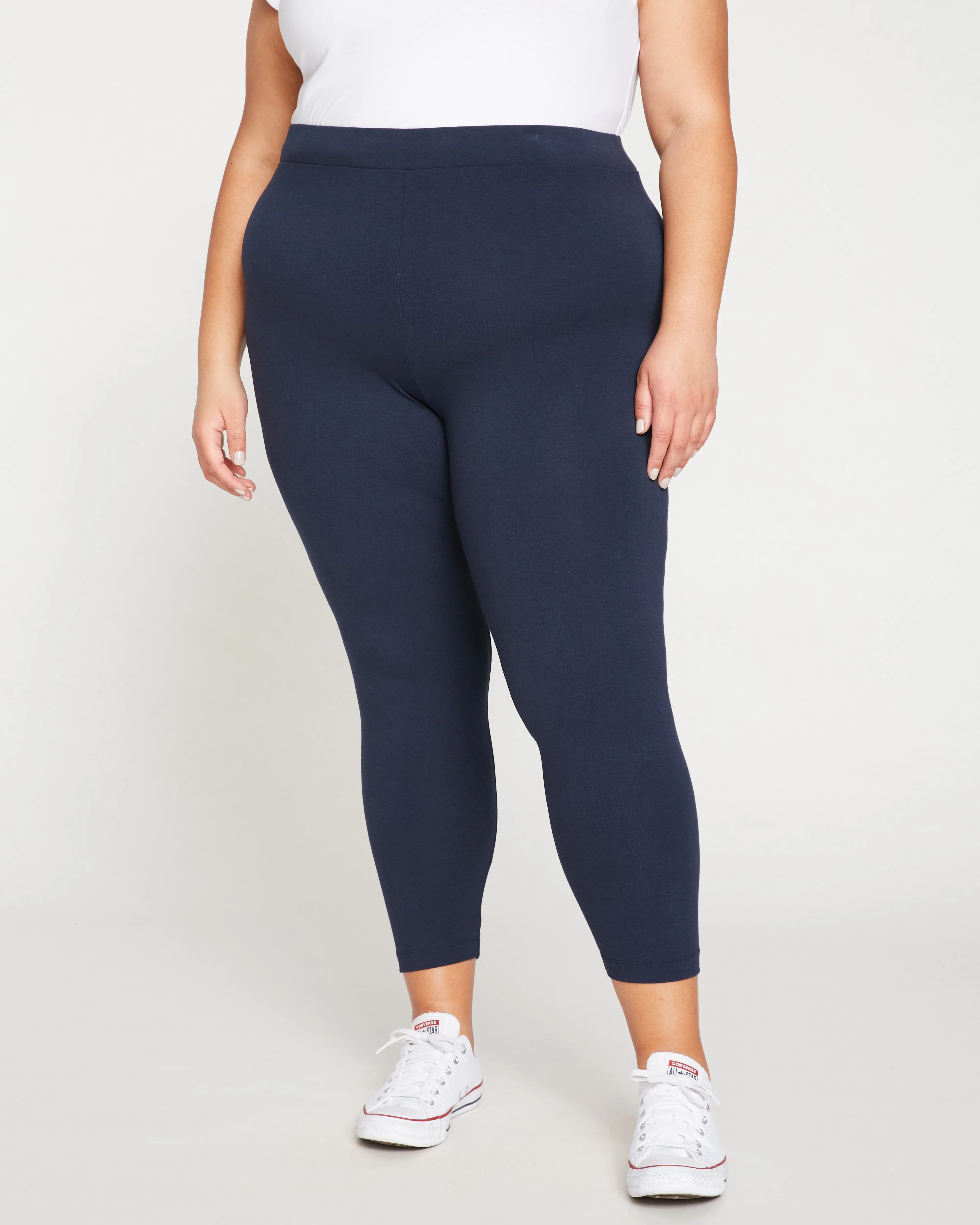 Roya Cropped Leggings 23 Inch - Navy sold by Universal Standard product image thumbnail 3