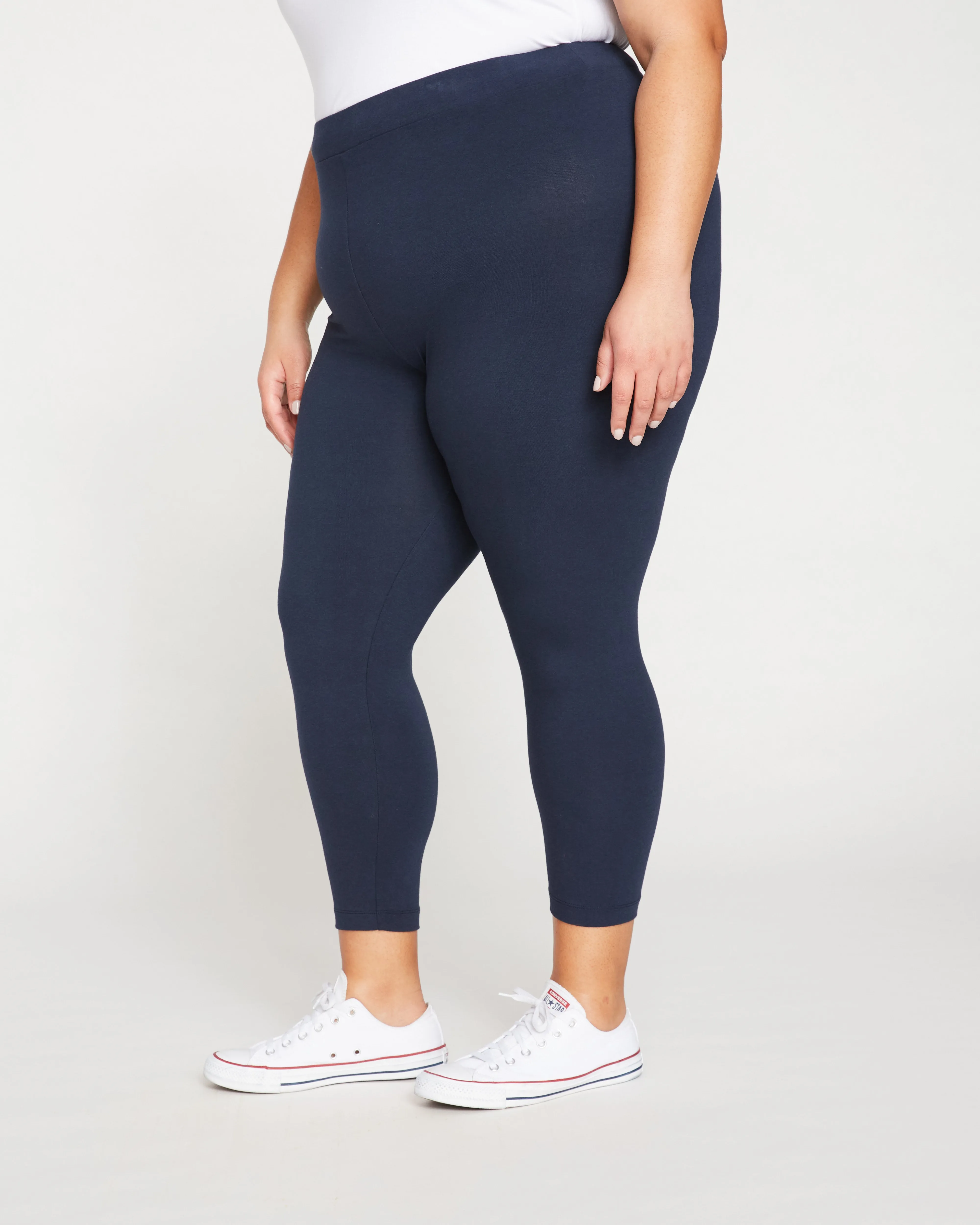 Roya Cropped Leggings 23 Inch - Navy sold by Universal Standard product image thumbnail 4