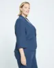 Meg Double Luxe Short Blazer - Deep Storm sold by Universal Standard